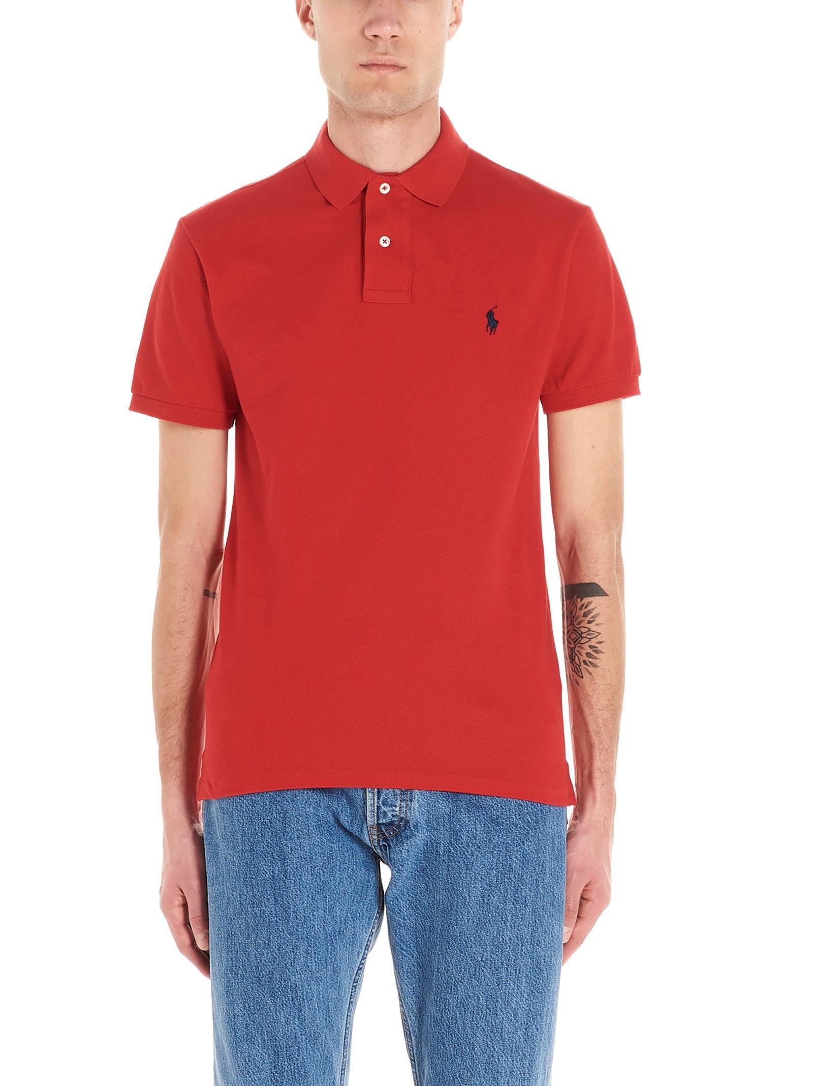 Polo Ralph Lauren-Logo Polo Rosso-Uomo