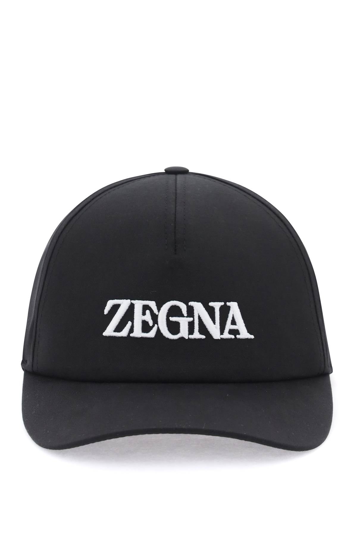 Zegna-Cappello Baseball Con Logo Ricamato-Uomo