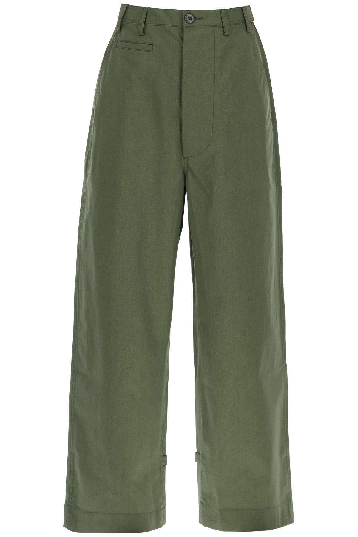 Kenzo-Pantaloni Oversize In Cotone-Uomo