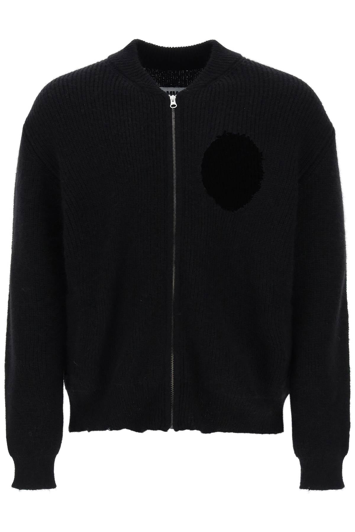 MM6 Maison Margiela-Cardigan Destroyed-Uomo