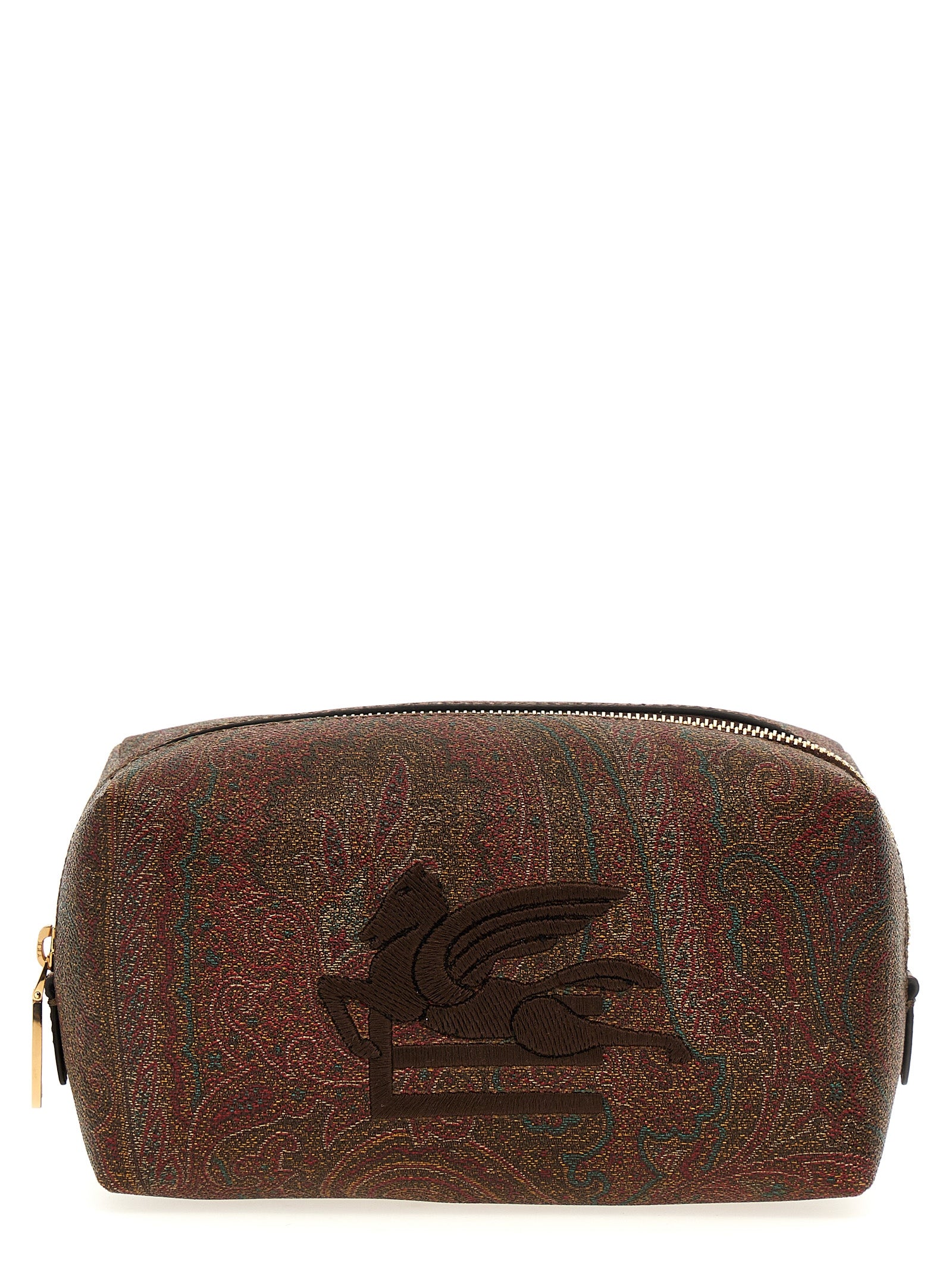 Etro-Logo Embroidery Beauty Marrone-Uomo