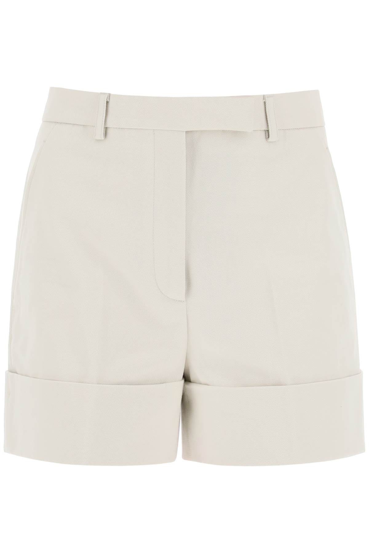 Thom Browne-Shorts In Gabardine Di Cotone-Donna