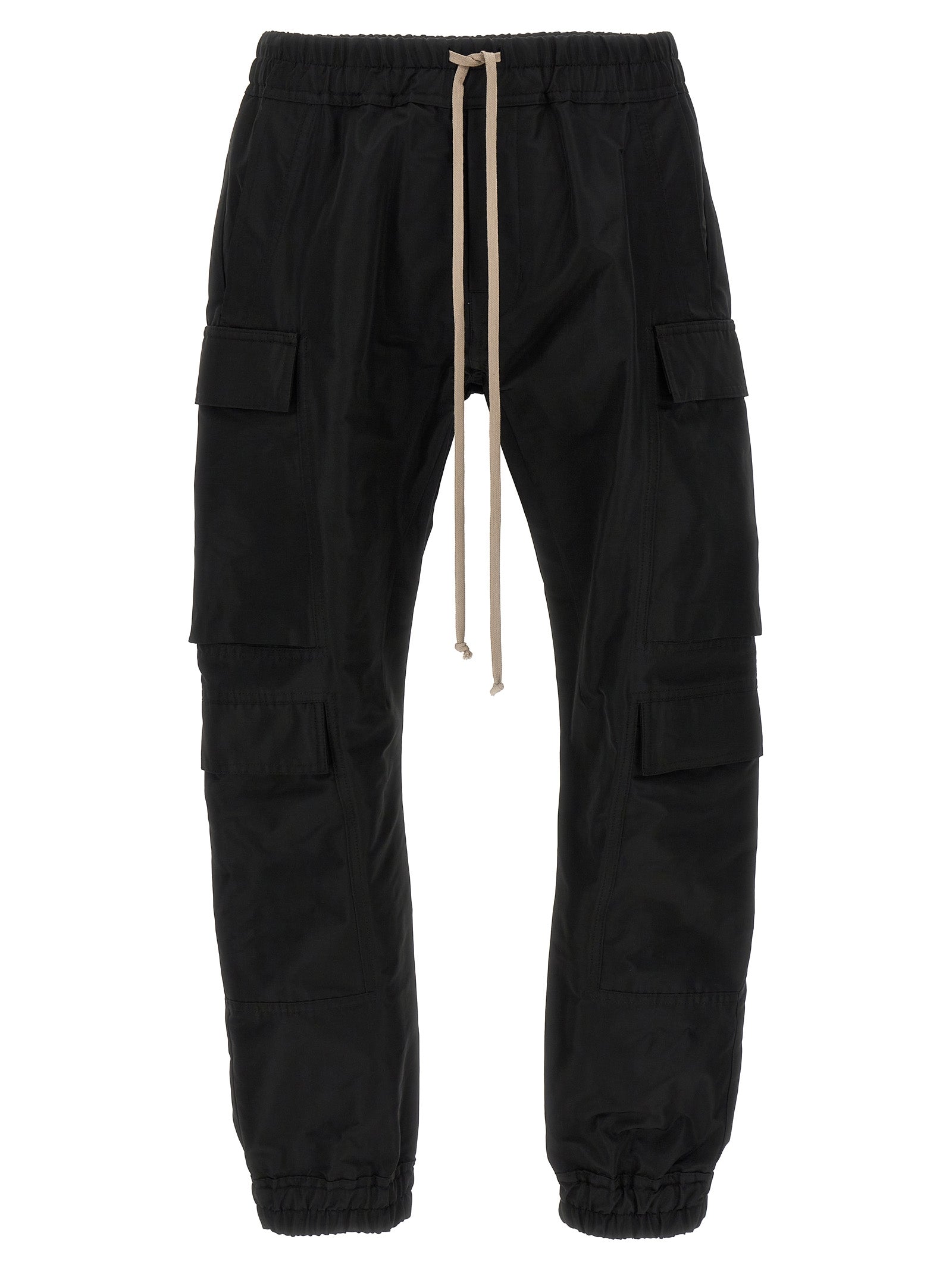 Rick Owens-Mastodon Megacargo Pantaloni Nero-Uomo