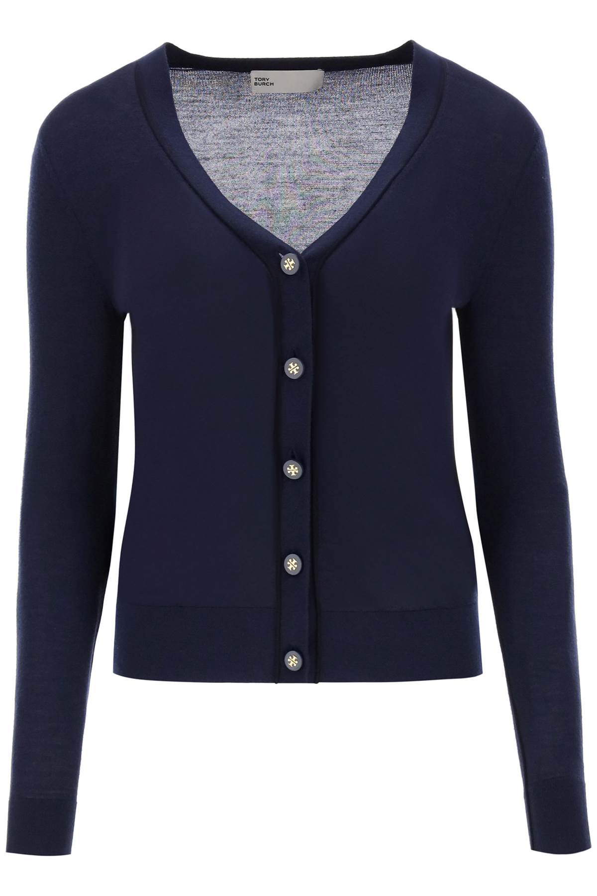 Tory Burch-Cardigan In Lana E Seta 'Simone'-Donna