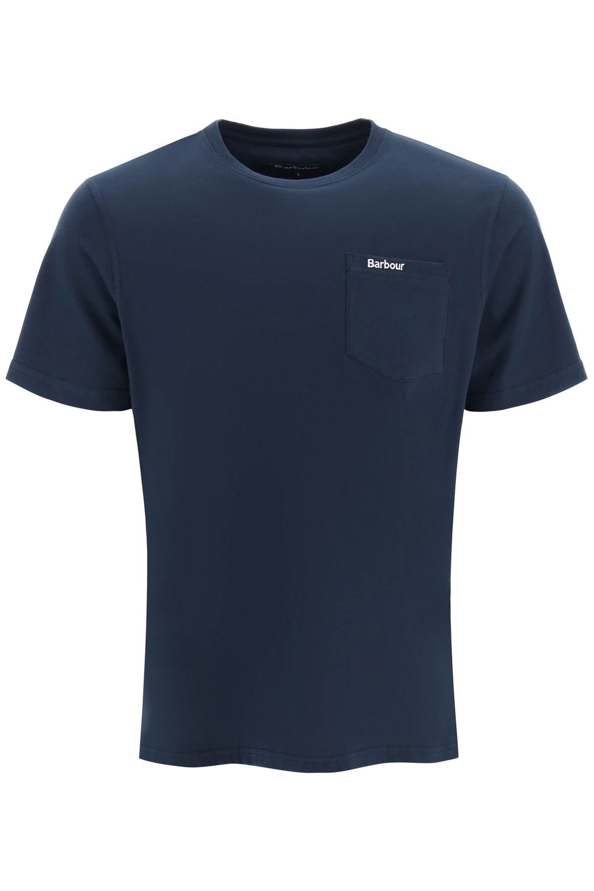 Barbour-T Shirt Classica Con Taschino-Uomo