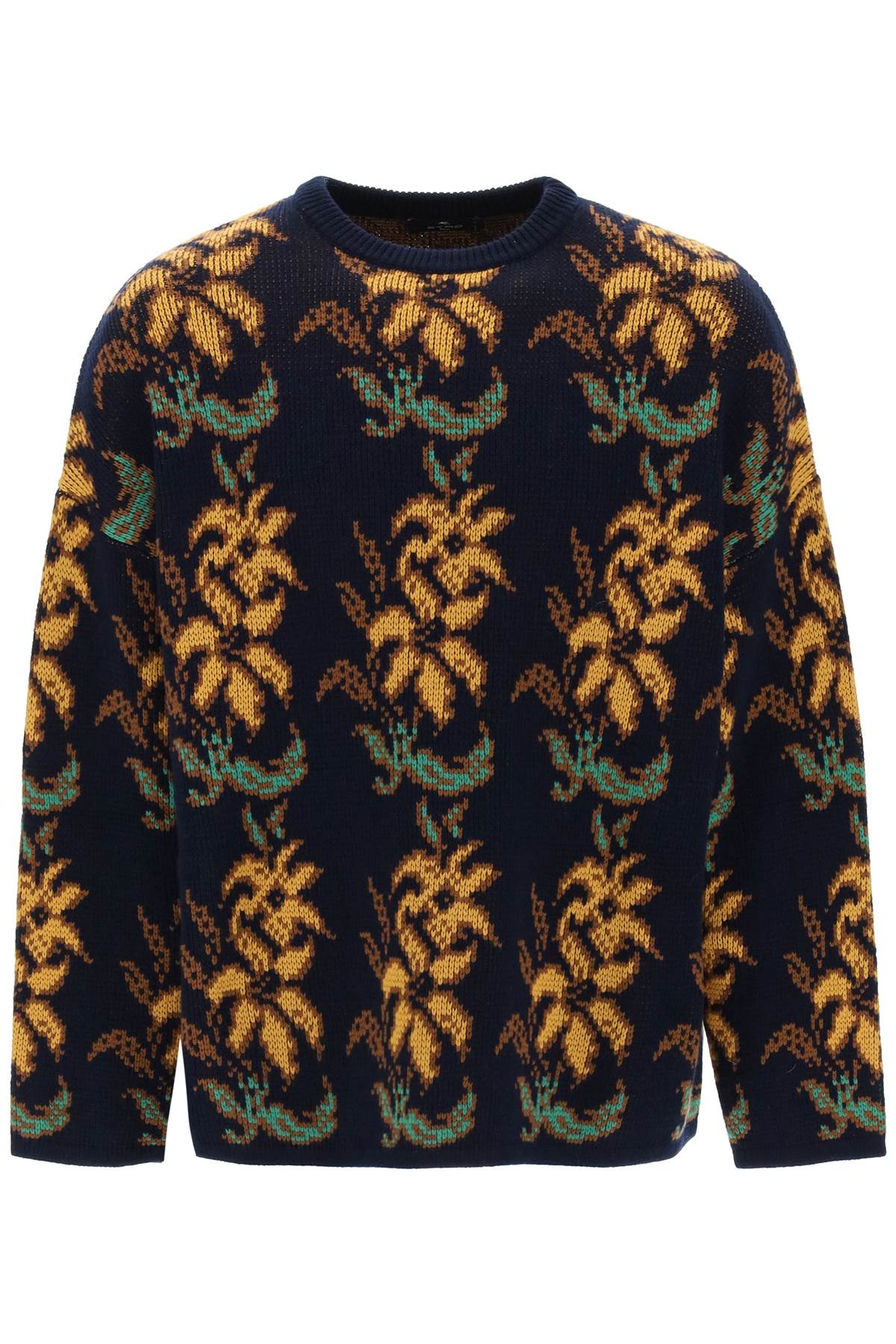 Etro-Pullover Con Motivo Floreale-Uomo