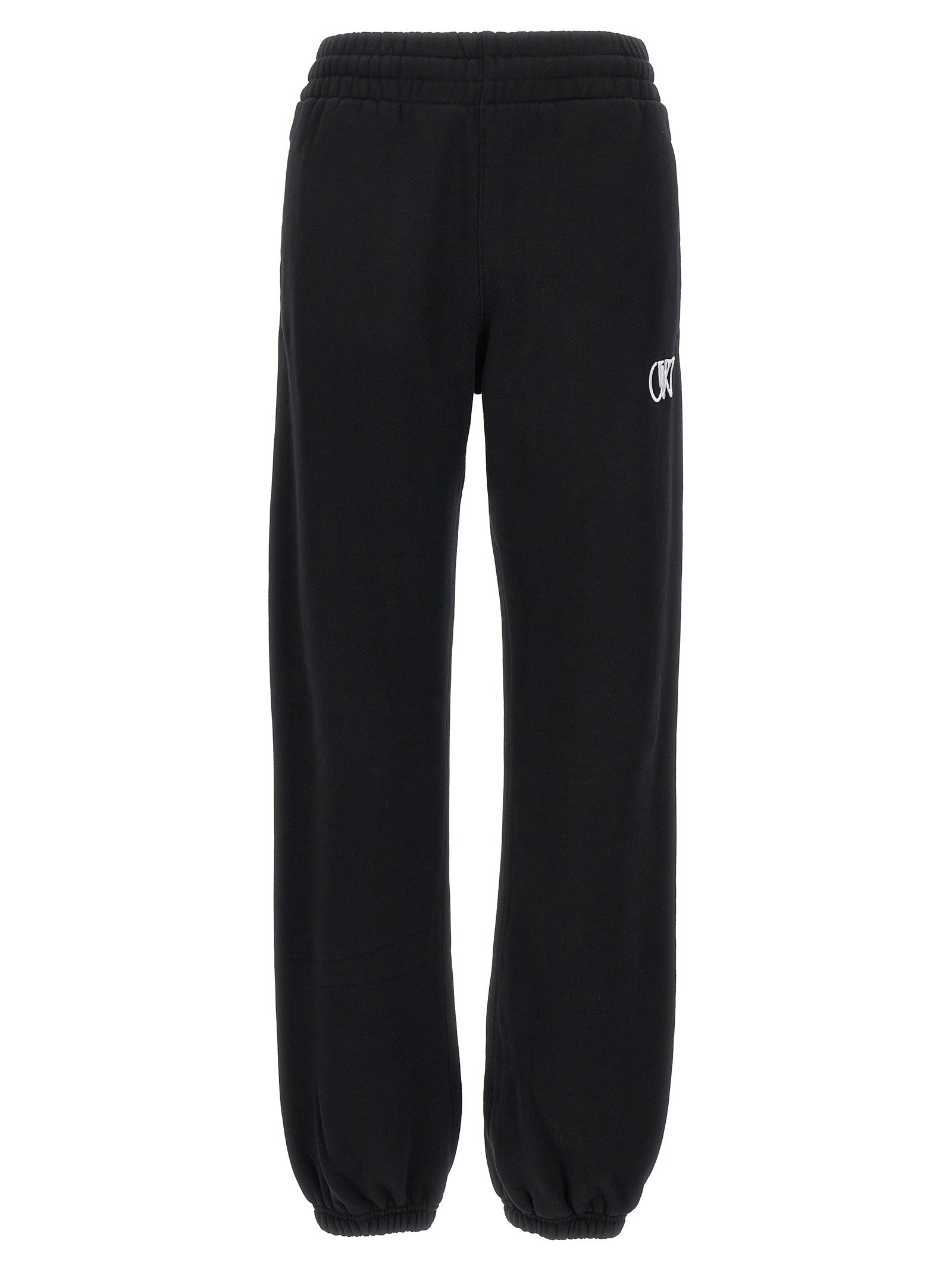 Off-White-Logo Joggers Pantaloni Nero-Donna