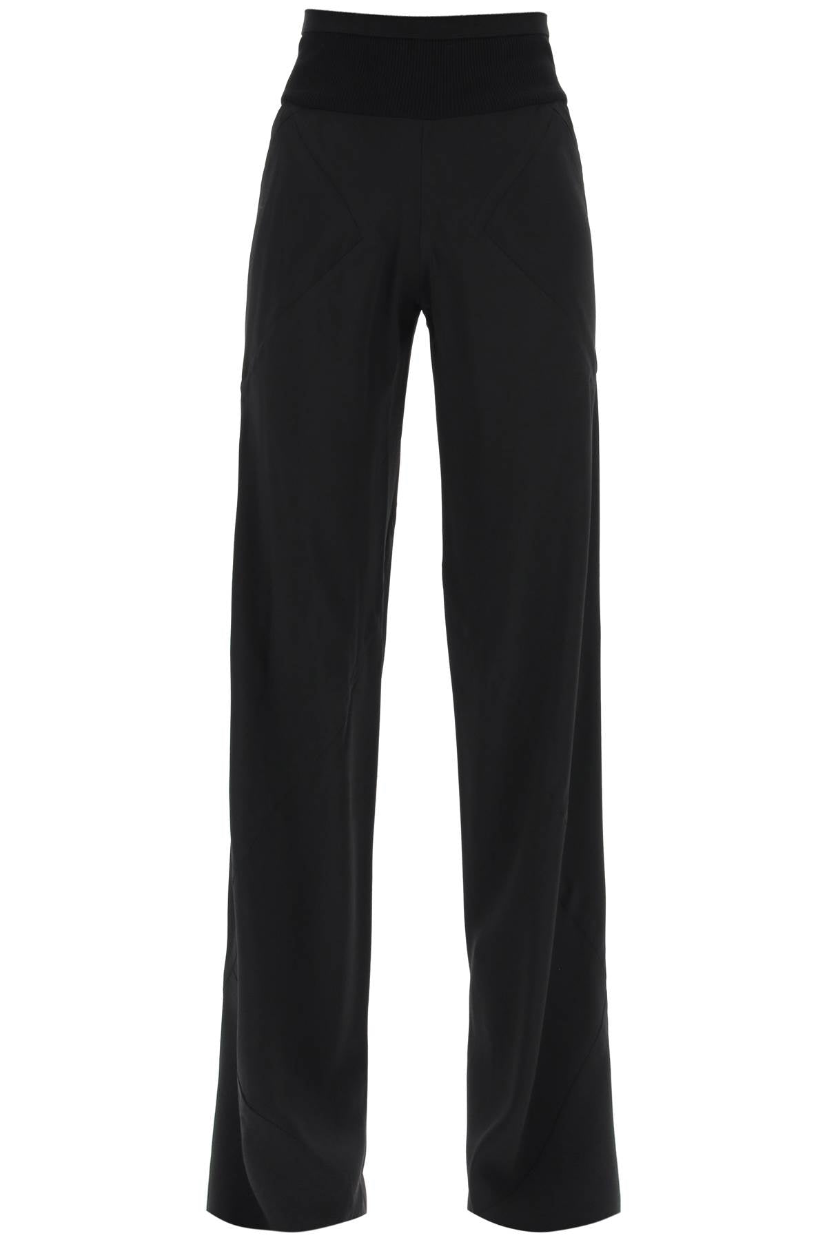 Rick Owens-Pantaloni Bias In Crêpe-Donna