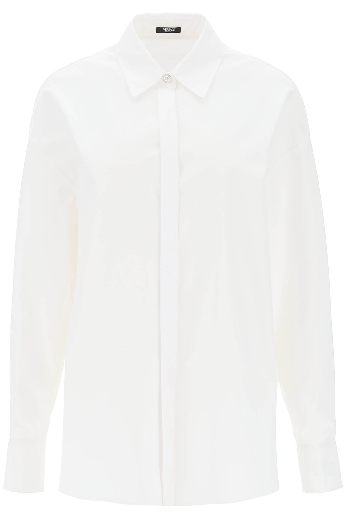 Versace-Camicia Oversize In Popeline-Donna