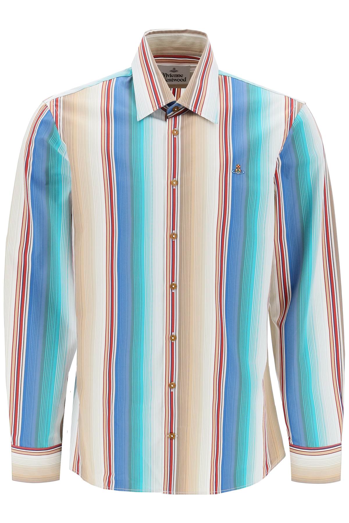 Vivienne Westwood-Camicia Ghost A Righe-Uomo