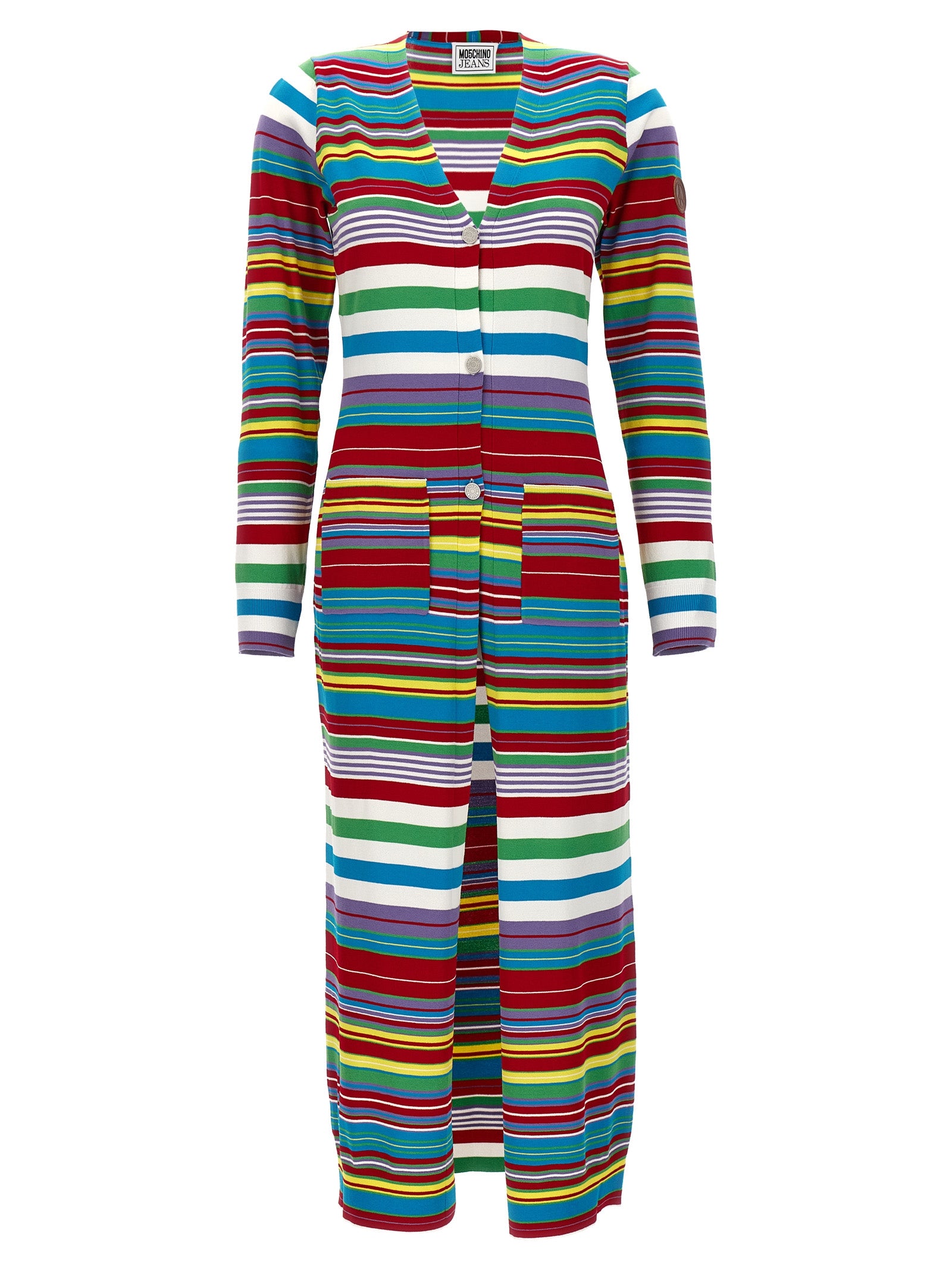 Mo5ch1no Jeans-Striped Cardigan Maglioni Multicolor-Donna