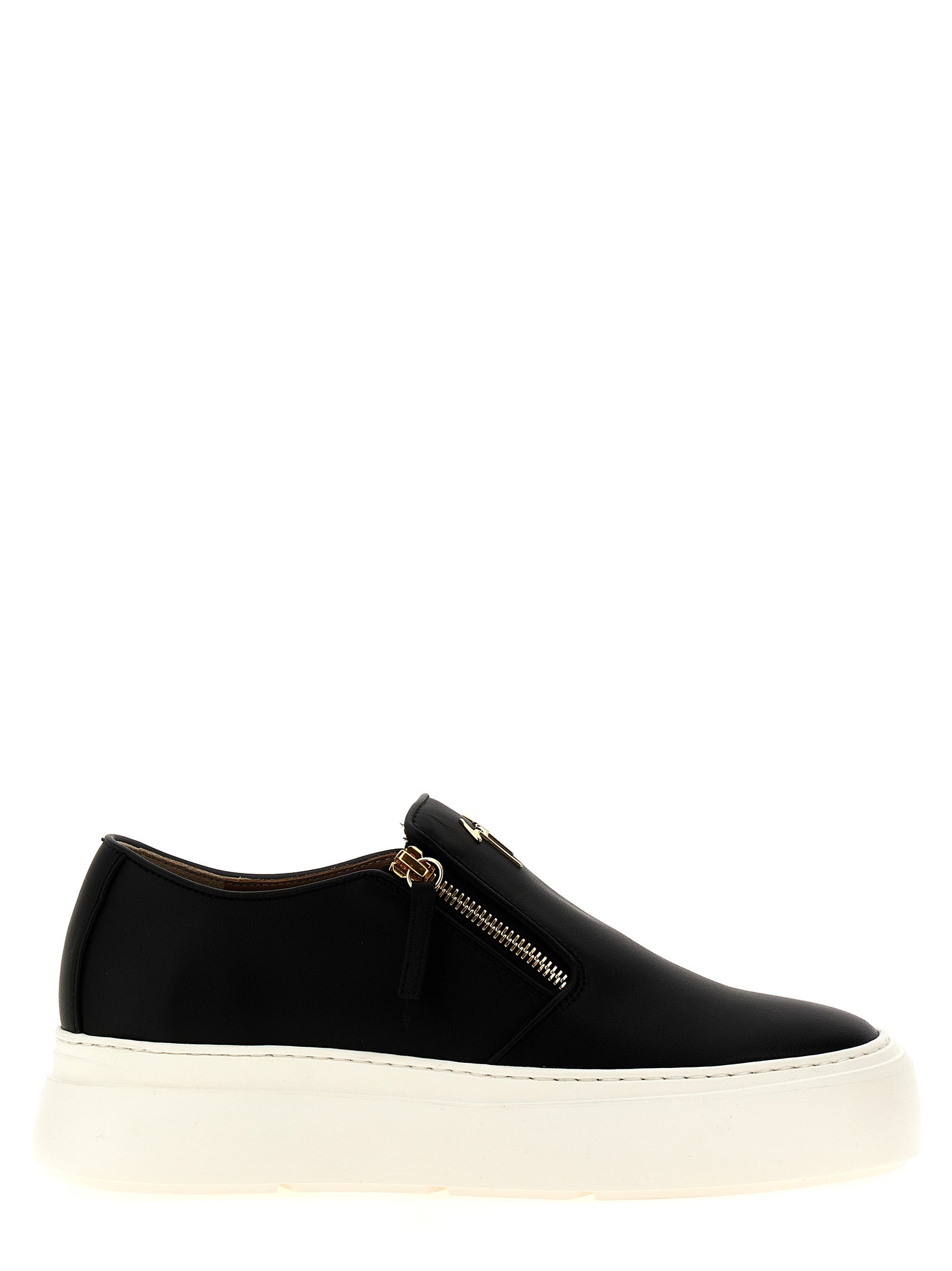 Giuseppe Zanotti-Alec Sneakers Bianco/Nero-Uomo