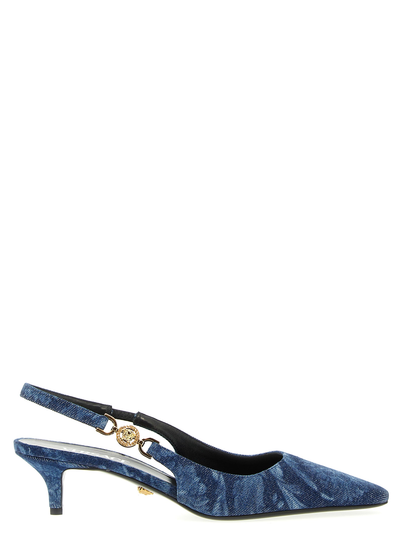 Versace-Barocco Decollete Blu-Donna