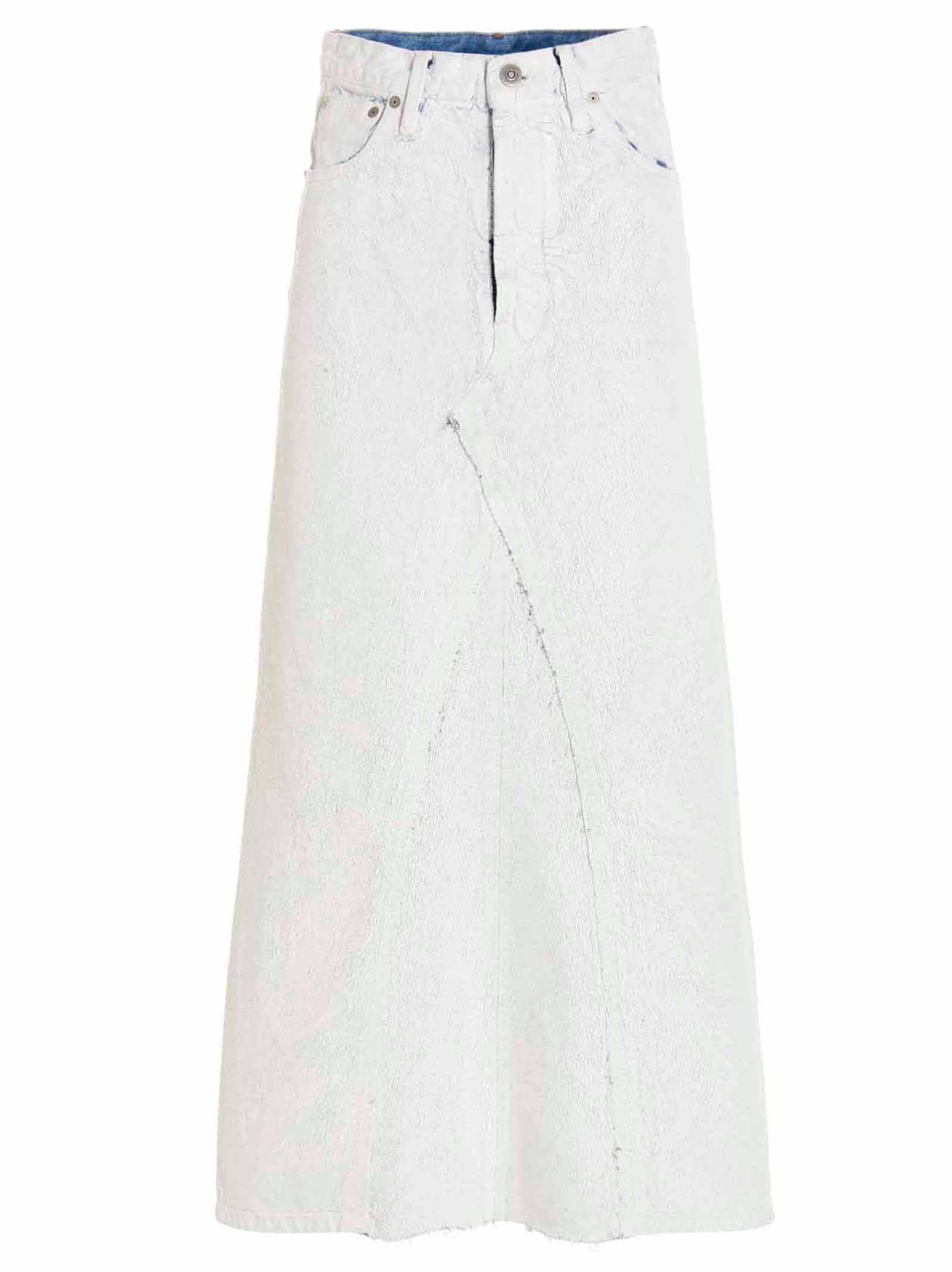 Maison Margiela-Bianchetto Gonne Bianco-Donna