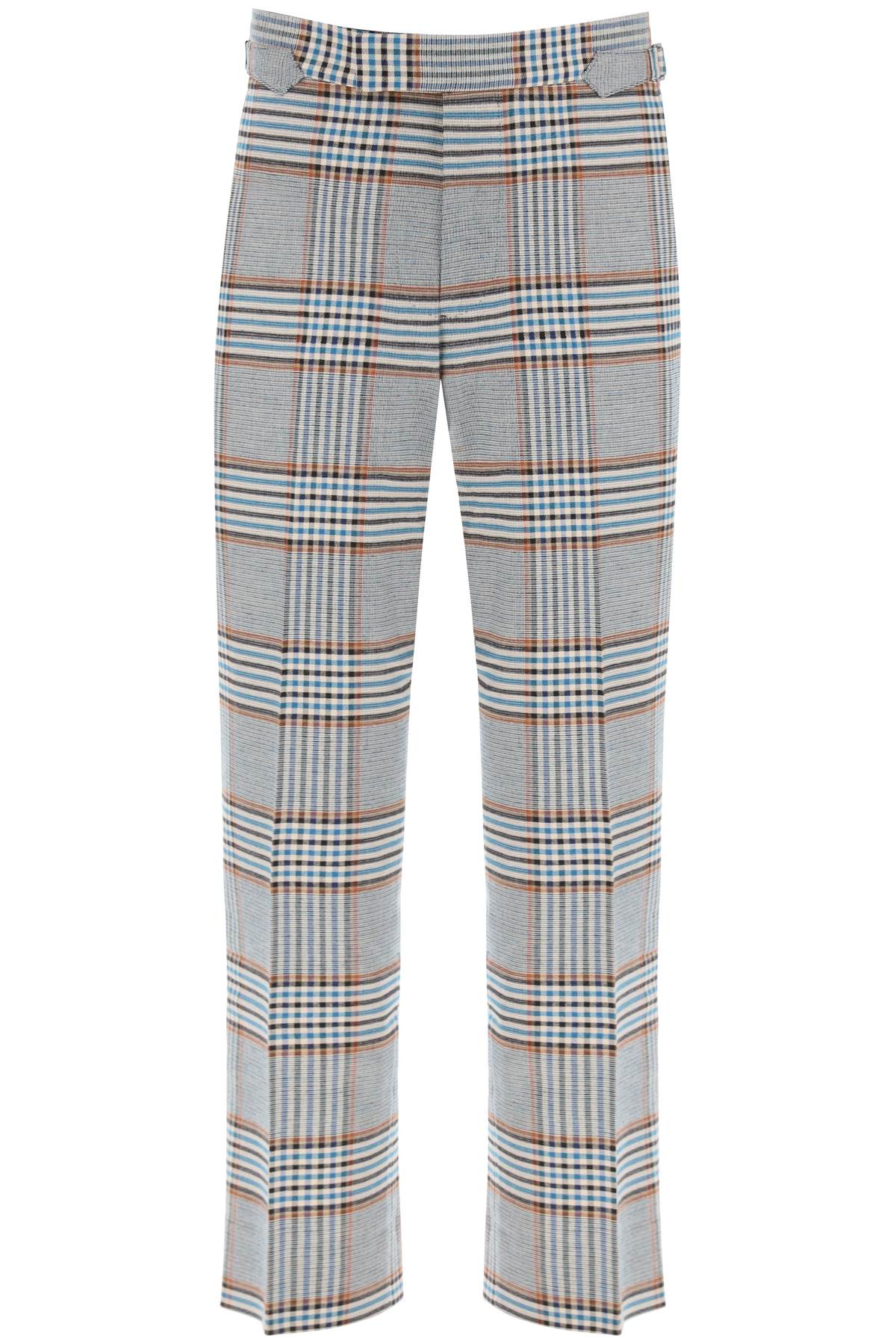 Vivienne Westwood-Pantaloni Sang In Tartan-Uomo