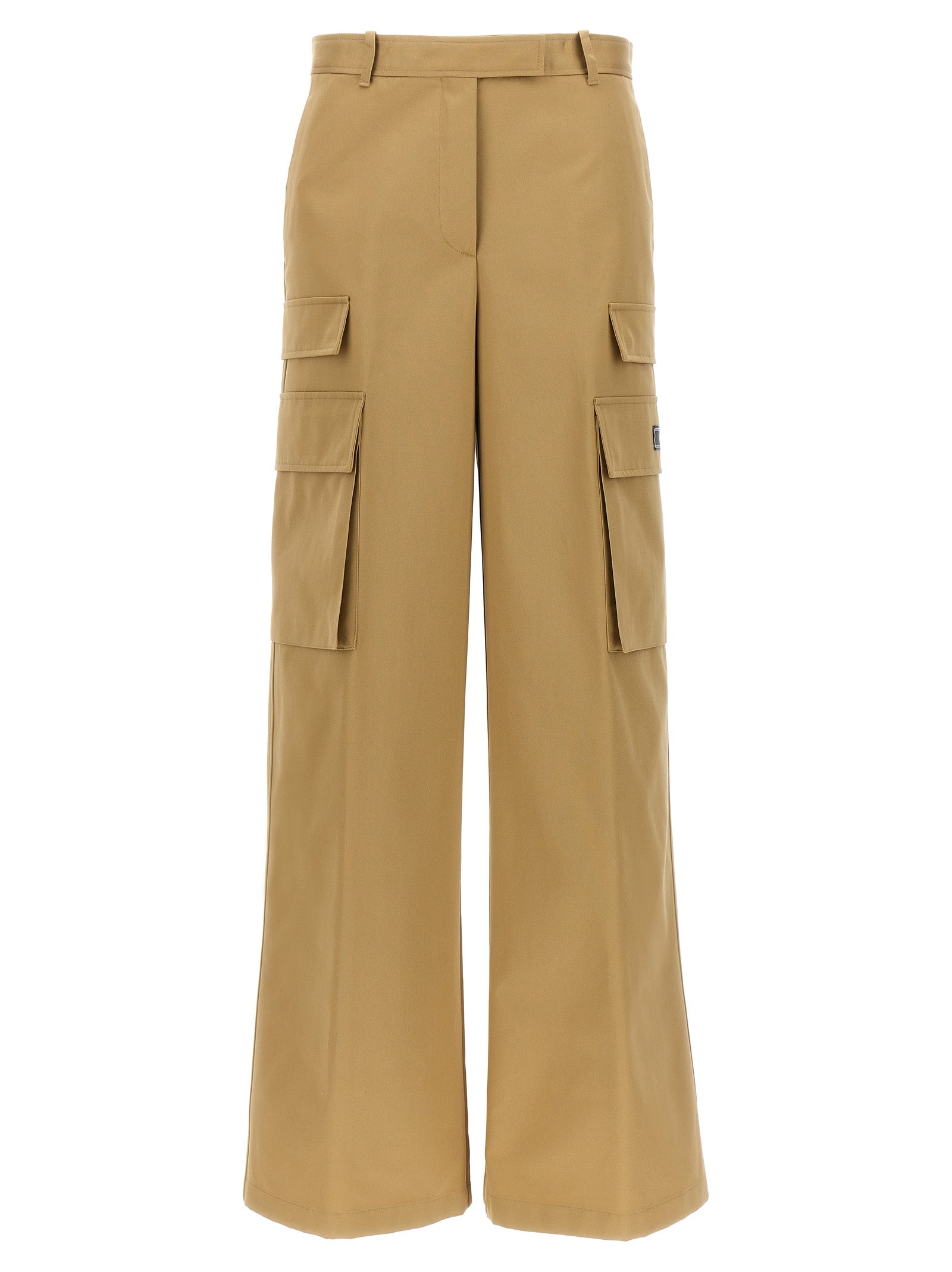 Versace-Cargo Pantaloni Beige-Donna