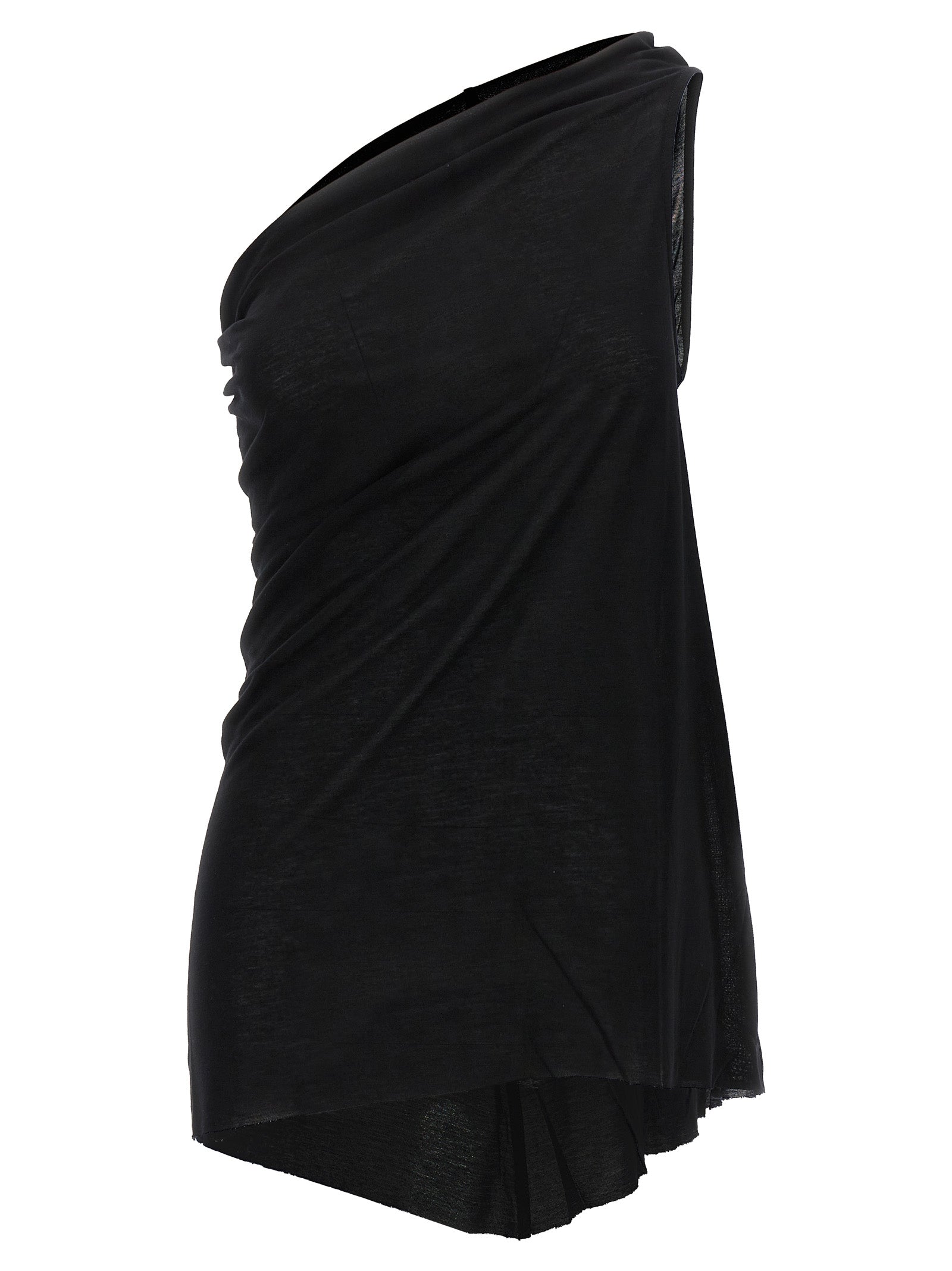 Rick Owens-Athena T Top Nero-Donna