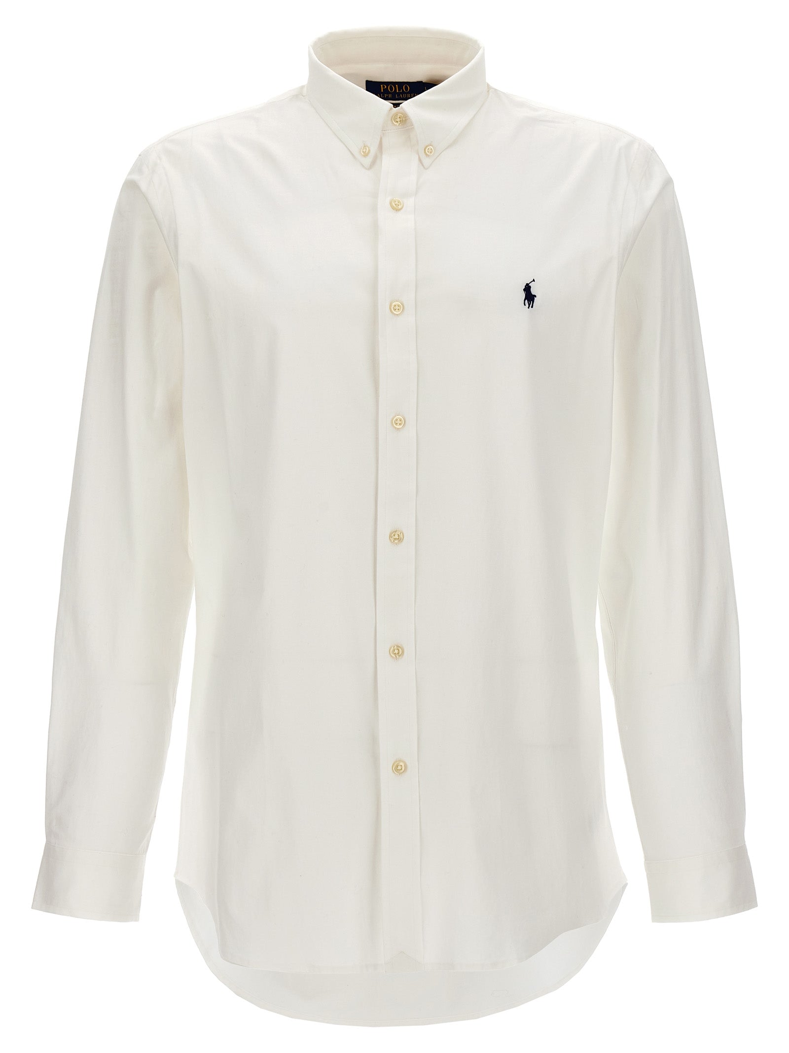 Polo Ralph Lauren-Logo Shirt Camicie Bianco-Uomo