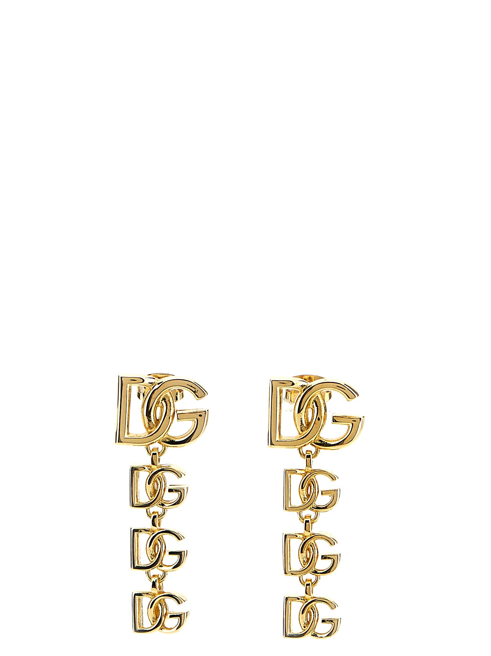 Dolce & Gabbana-Logo Earrings Gioielli Oro-Donna