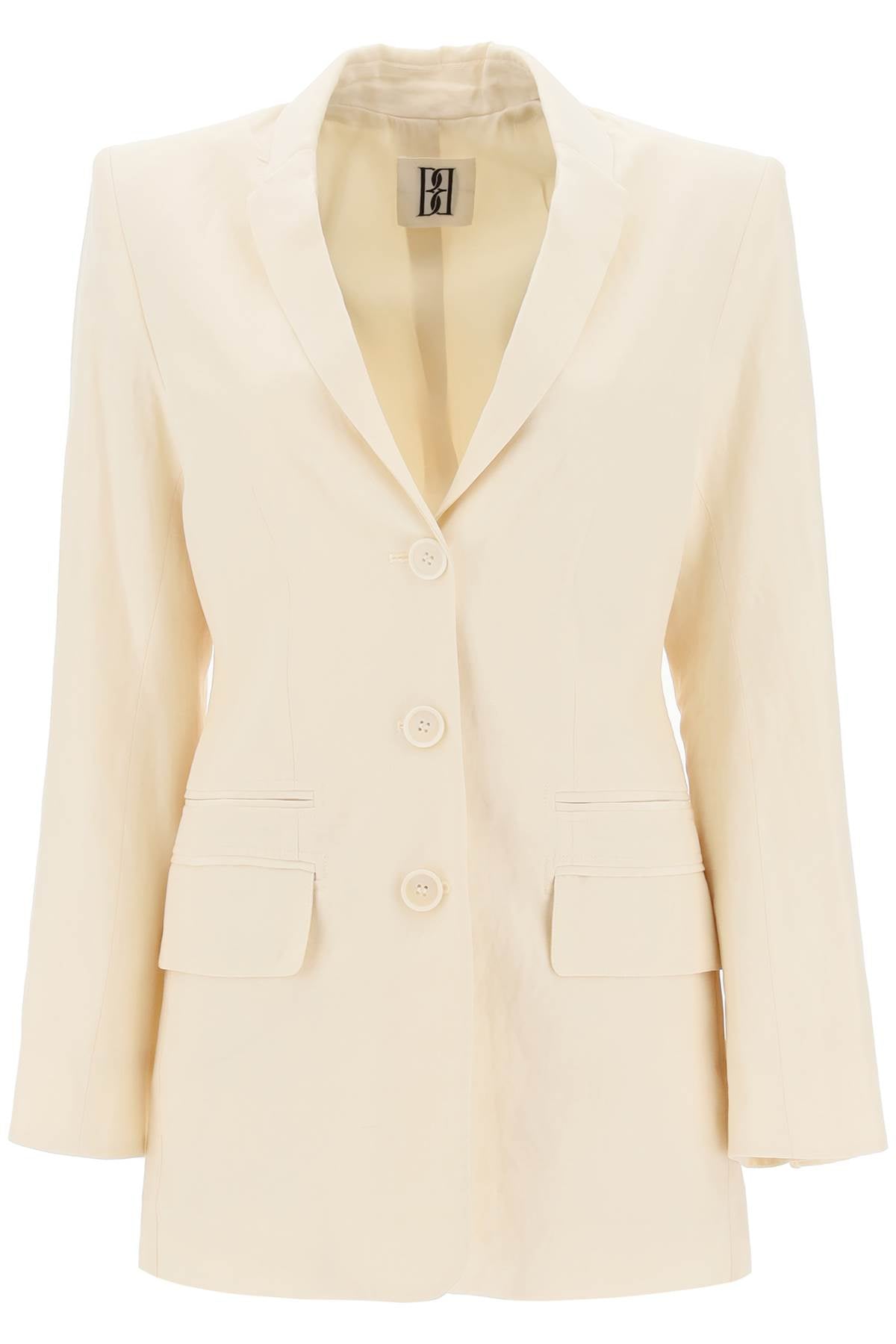 By Malene Birger-Blazer Monopetto 'Porter' In Misto Lino-Donna