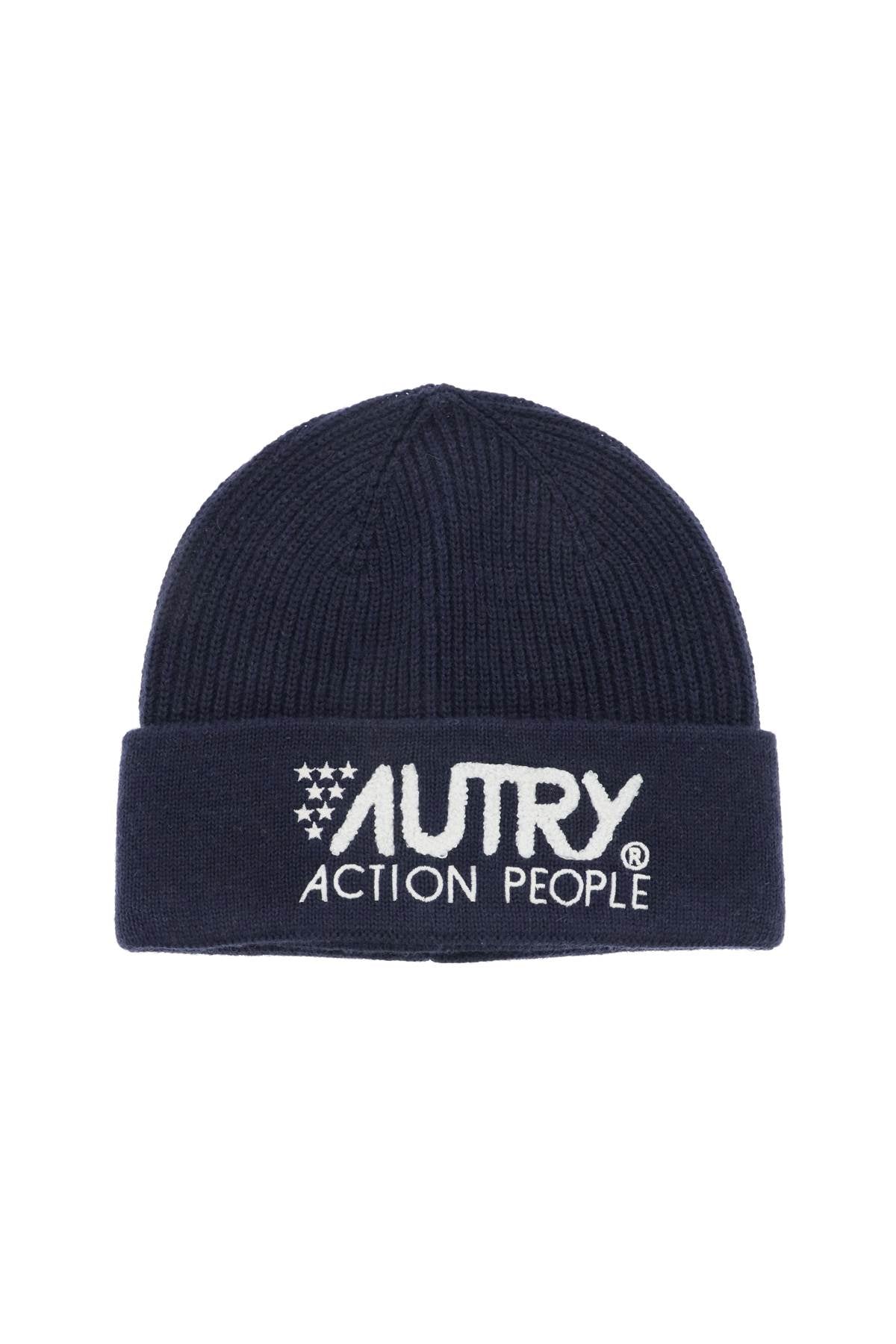 Autry-Cappello Beanie Con Ricamo Logo-Uomo