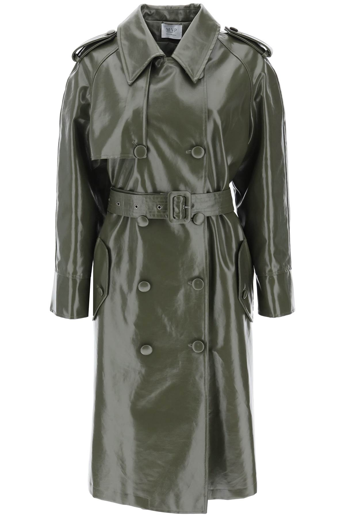 Mvp Wardrobe-Trench Montenapoleone In Cotone Spalmato-Donna