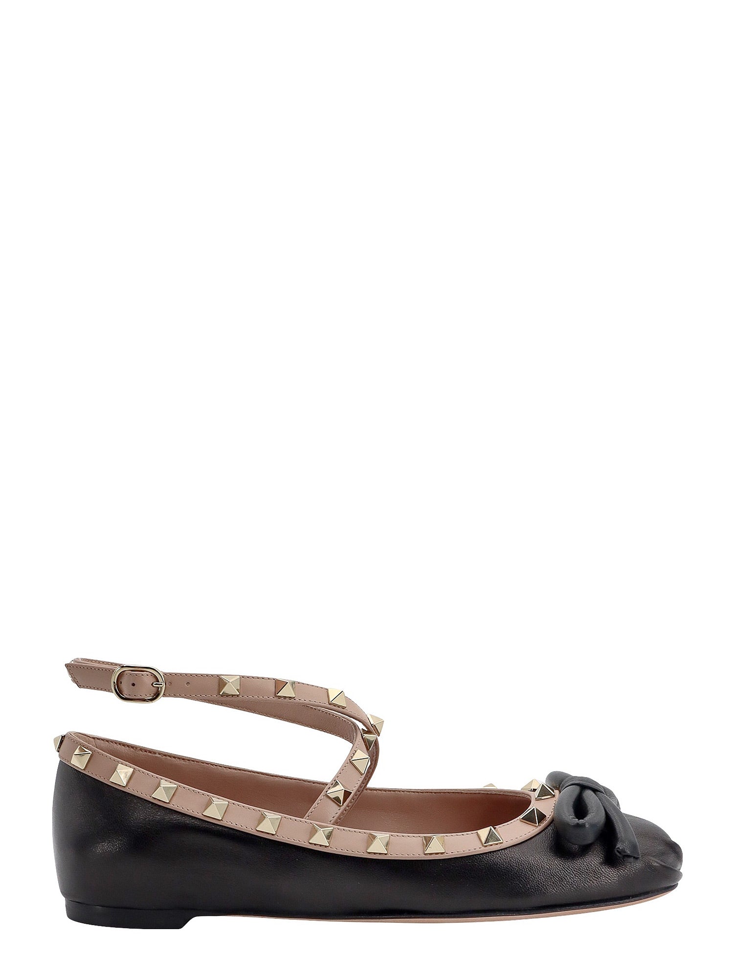 Valentino Garavani-Ballerina Rockstud in pelle-Donna