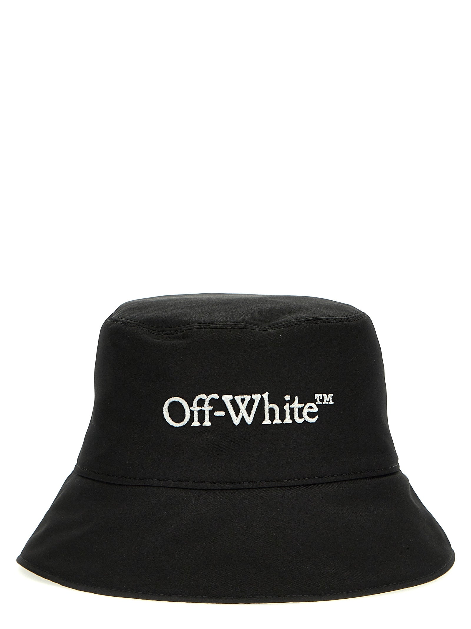 Off-White-Bookish Cappelli Bianco/Nero-Donna