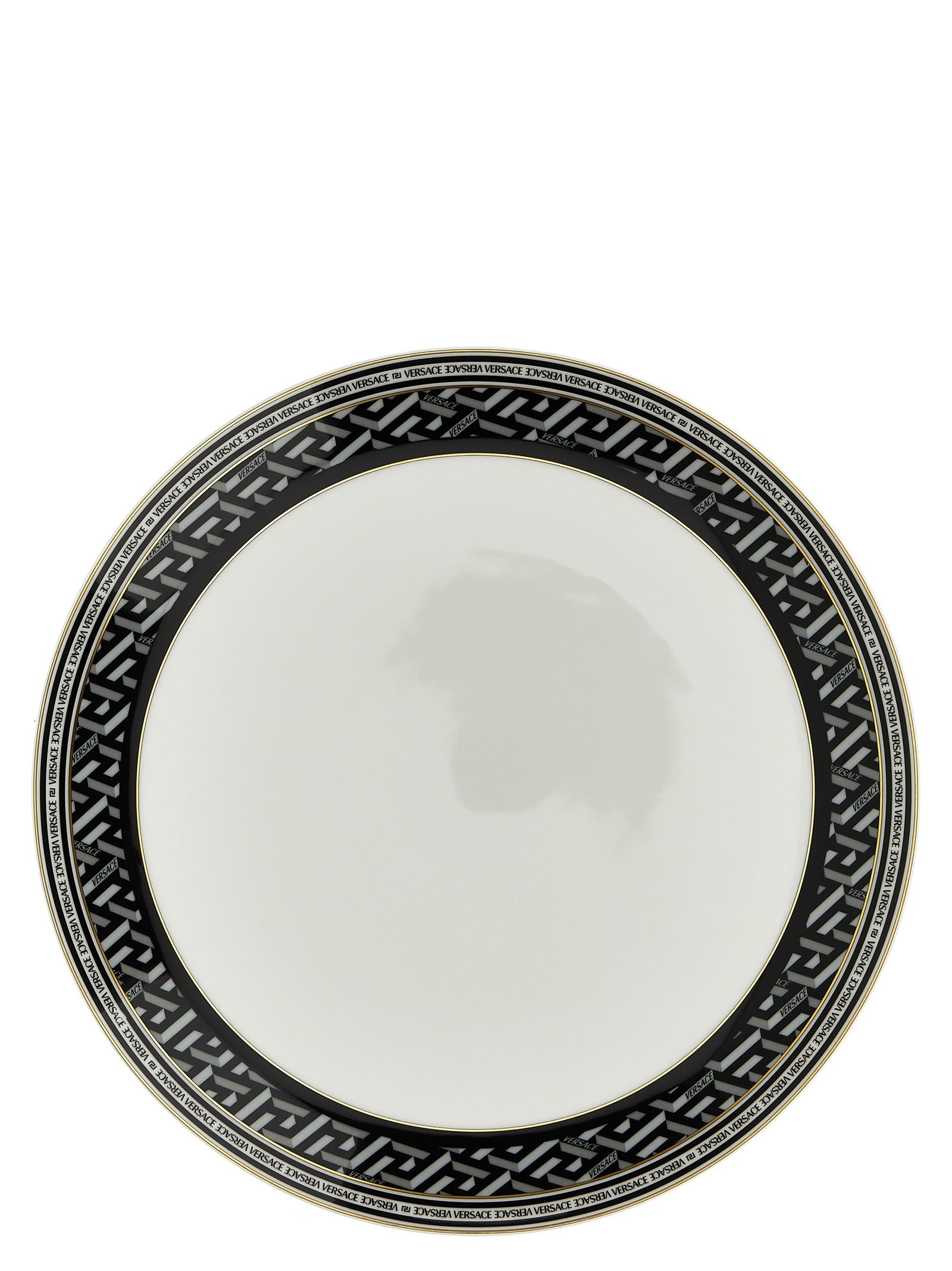 Versace Home-La Greca Plates Nero-Unisex