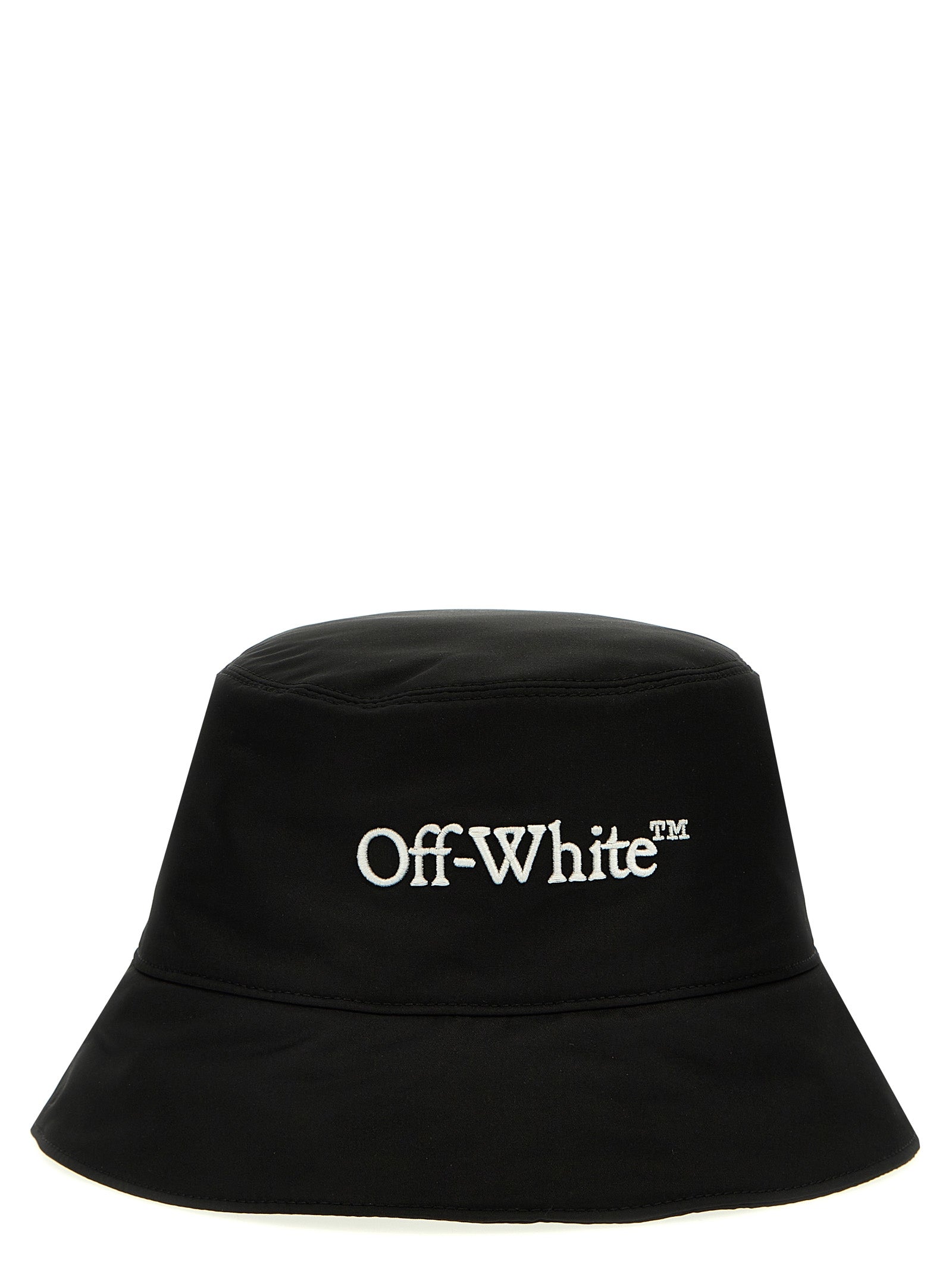 Off-White-Bookish Cappelli Bianco/Nero-Uomo