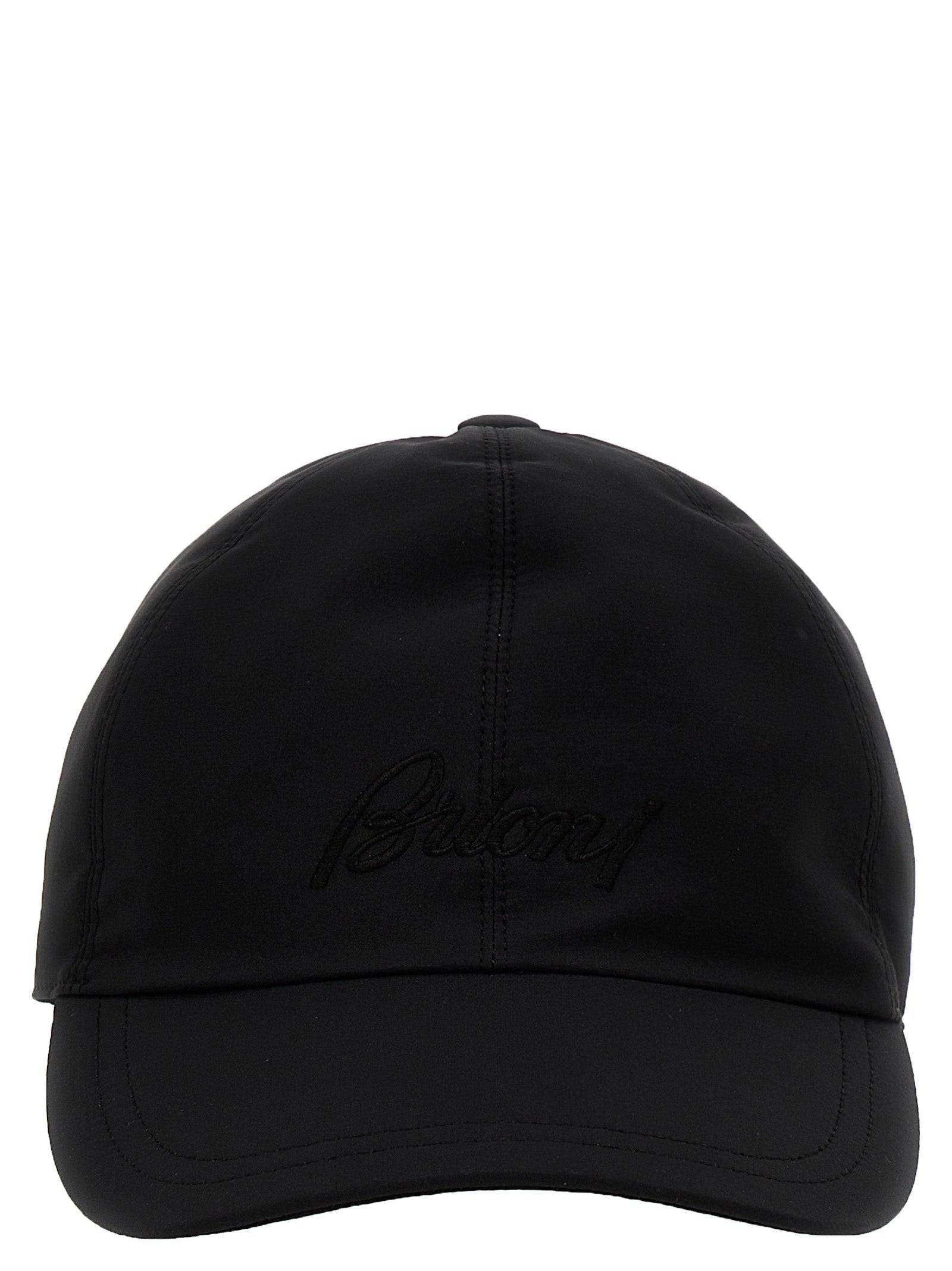 Brioni-Logo Cap Cappelli Blu-Uomo