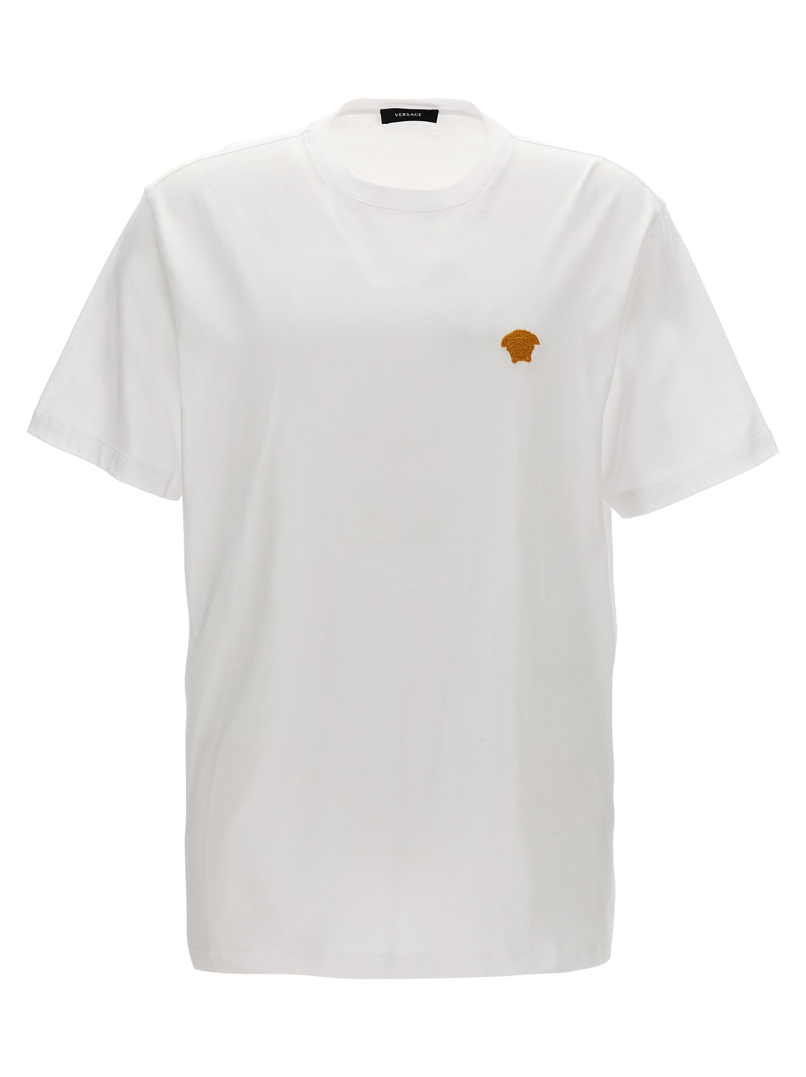 Versace-Medusa T Shirt Bianco-Uomo