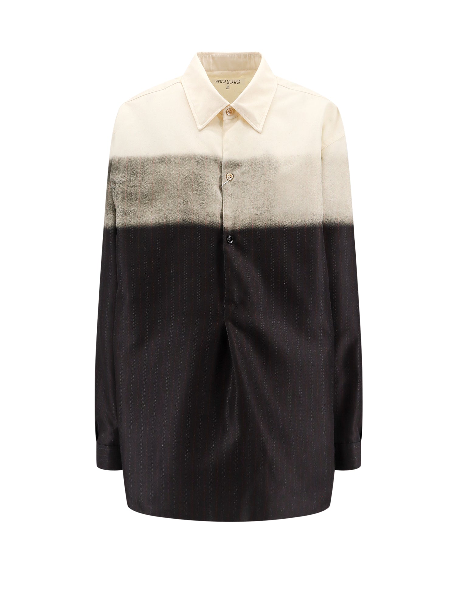 Maison Margiela-Camicia Oversize con stampa multicolor-Donna