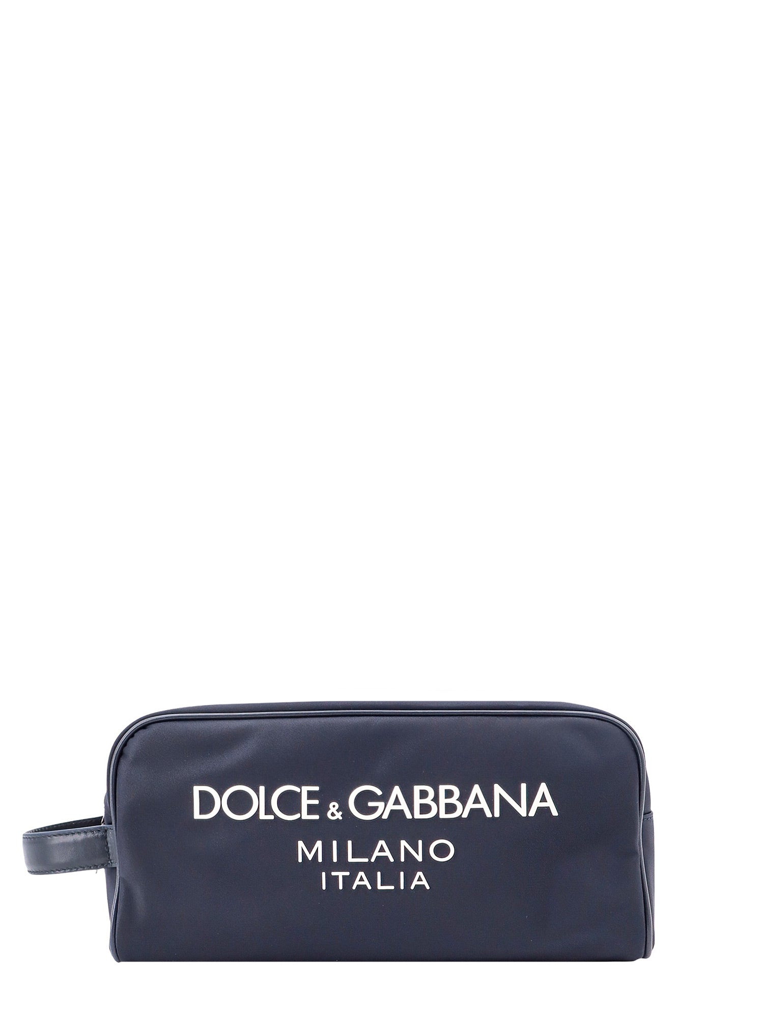 Dolce & Gabbana-Nécessaire in nylon con logo frontale-Uomo