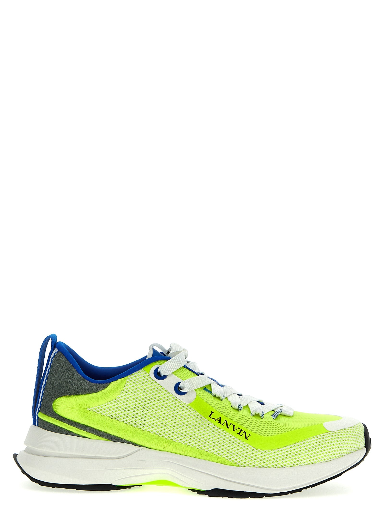 Lanvin-Runner Sneakers Bianco-Uomo