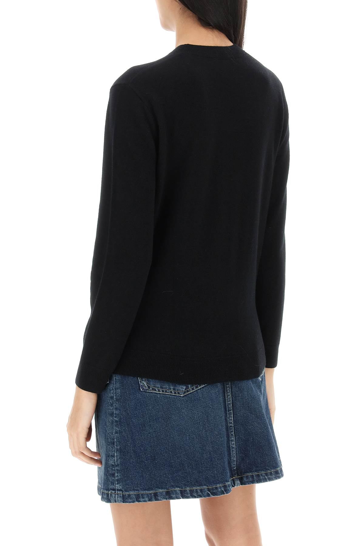 A. P.C.-Pullover Girocollo In Lana Philo-Donna