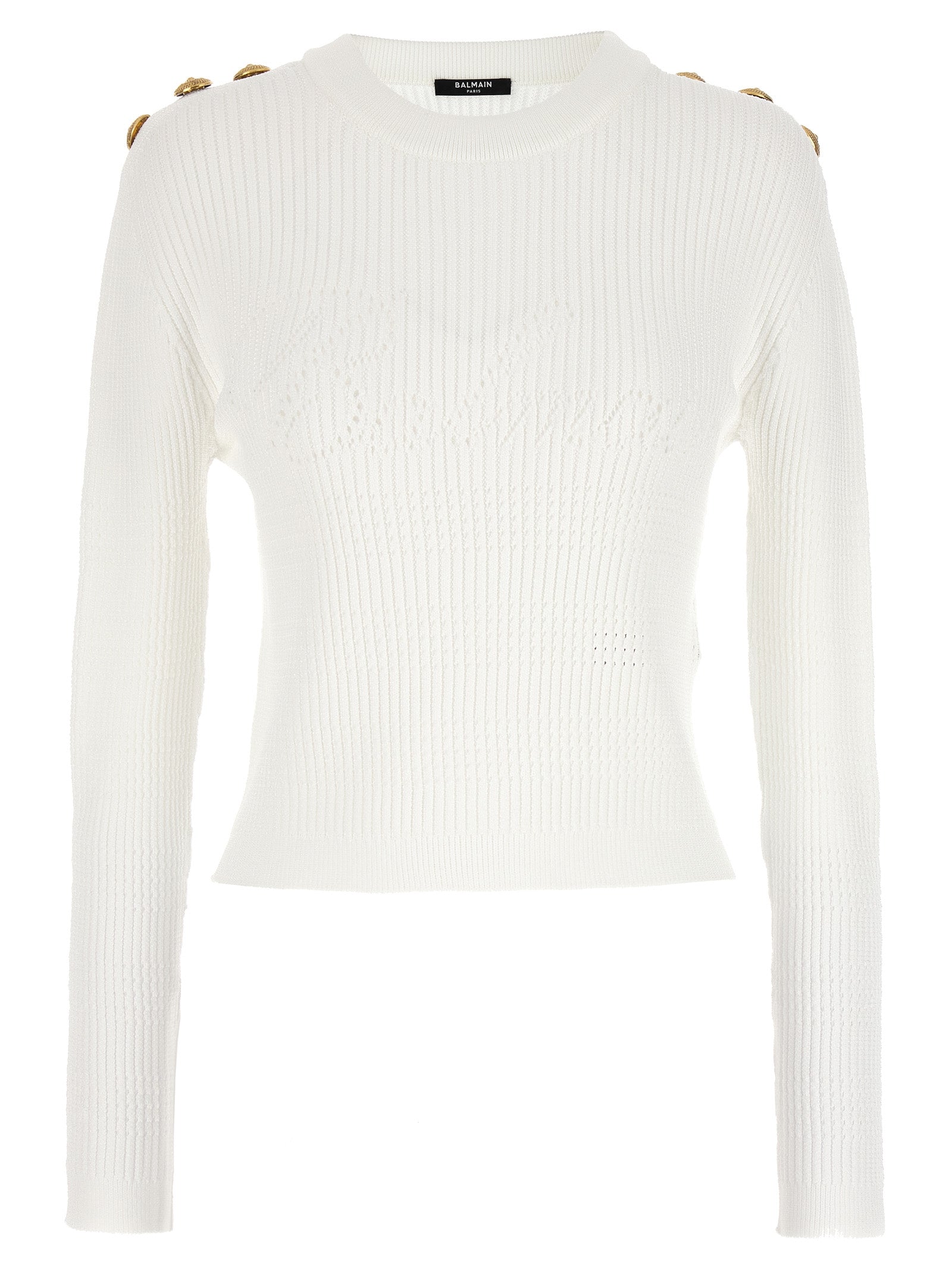 Balmain-Balmain Maglioni Bianco-Donna