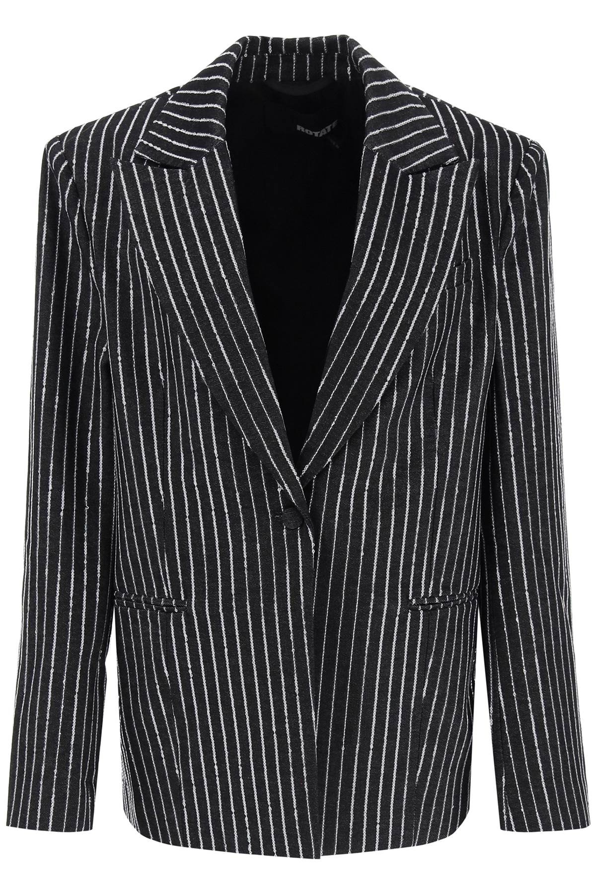 Rotate-Blazer Con Righe In Paillettes-Donna