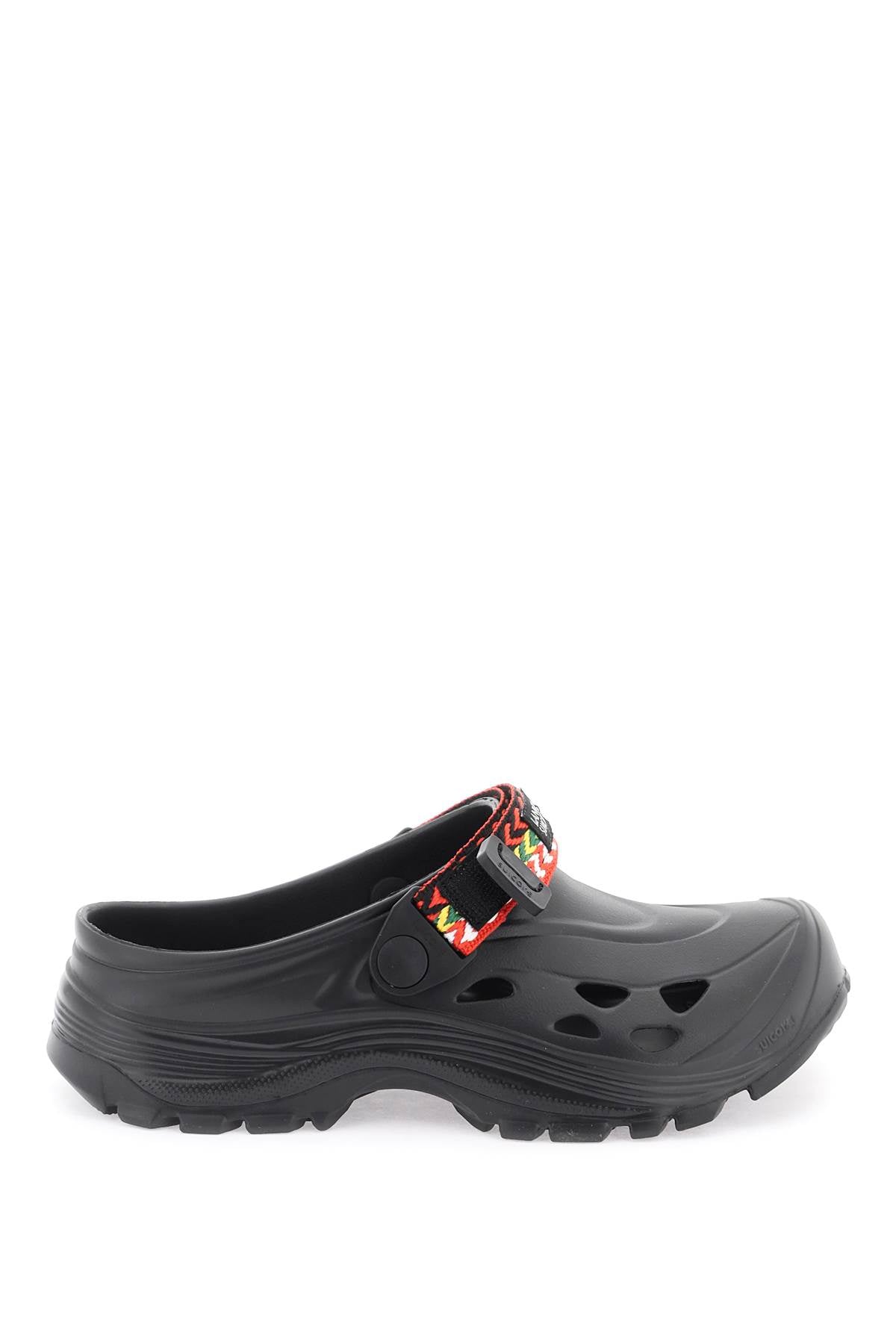 Lanvin-Clogs In Gomma Con Nastro Multicolore-Donna