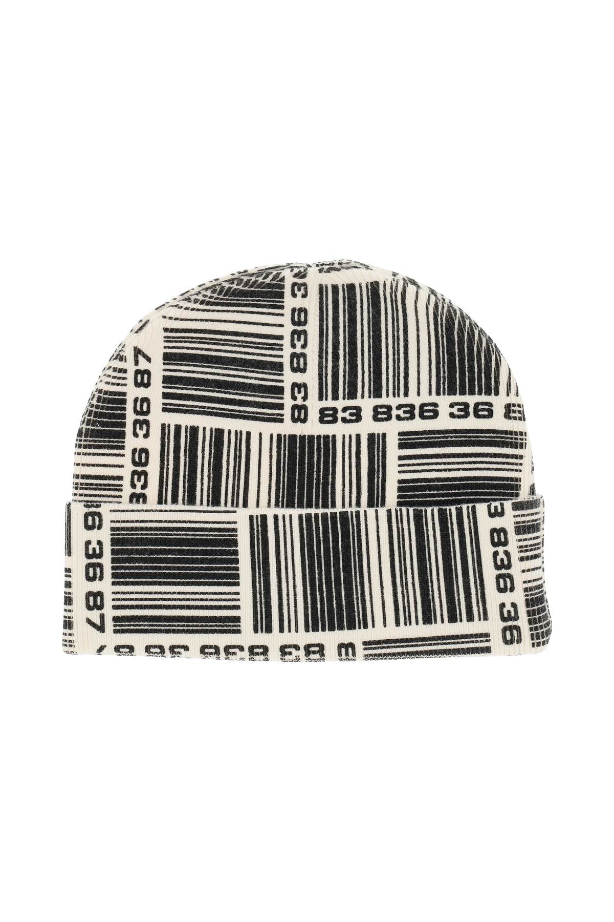 Vtmnts-Cappello Beanie Barcode Monogram-Uomo