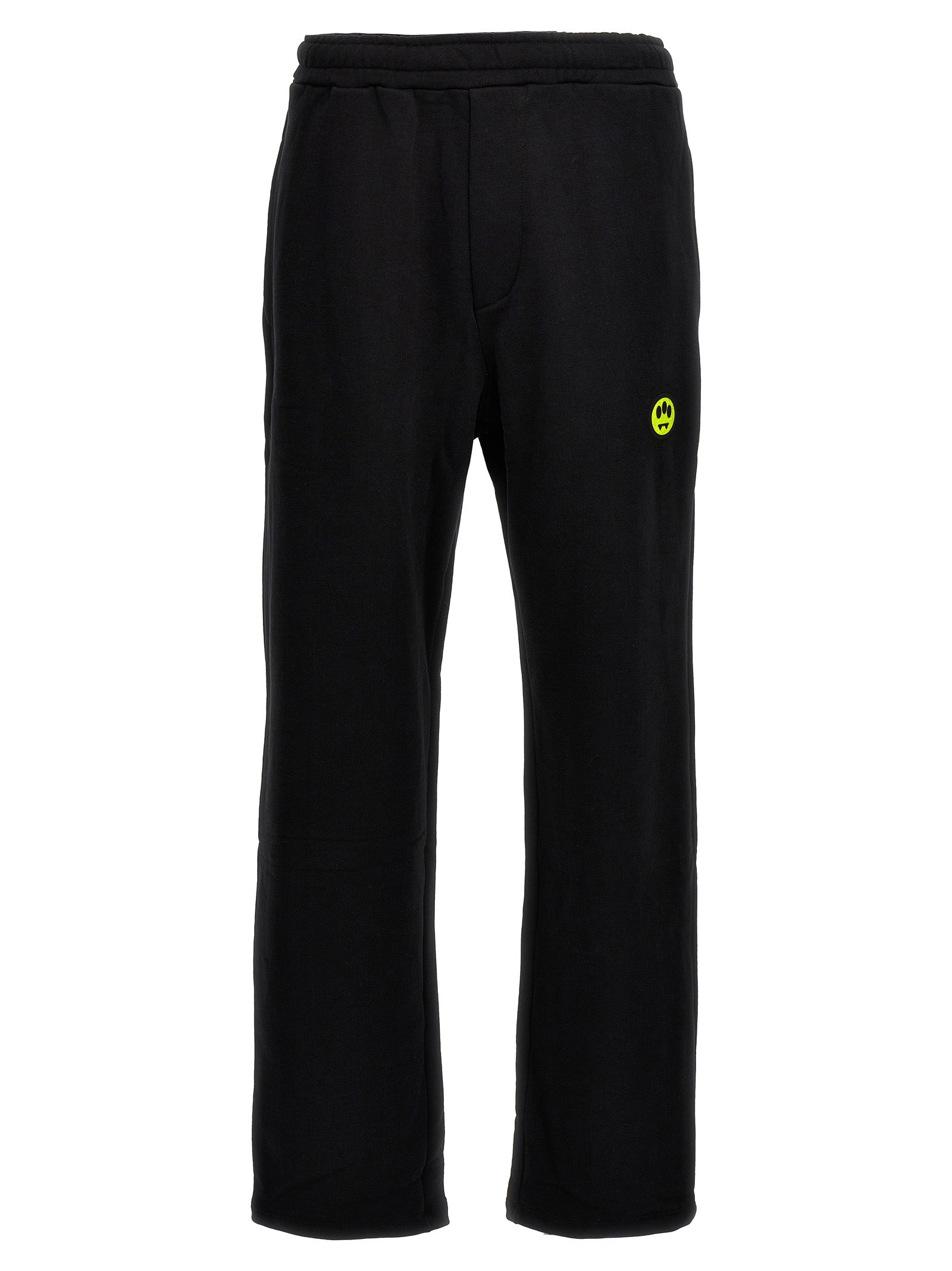 Barrow-Logo Joggers Pantaloni Nero-Uomo