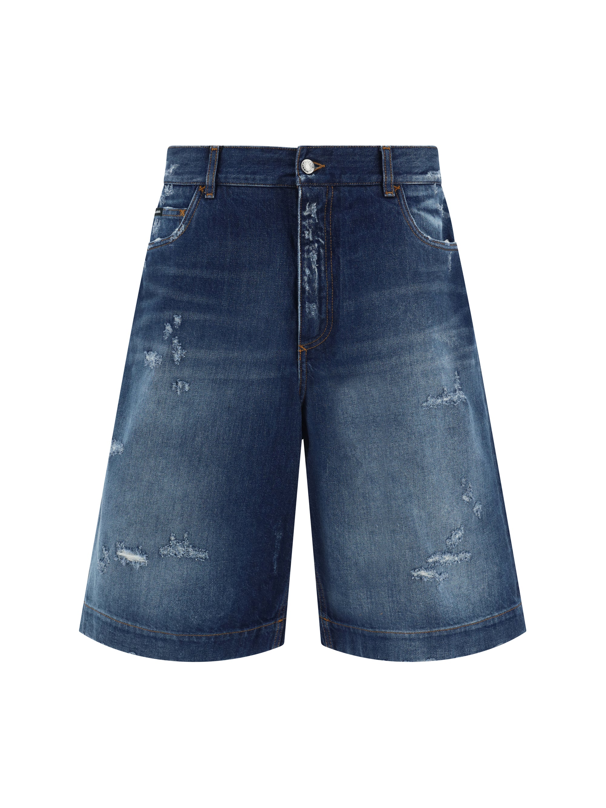 Dolce & Gabbana-Bermuda Denim-Uomo