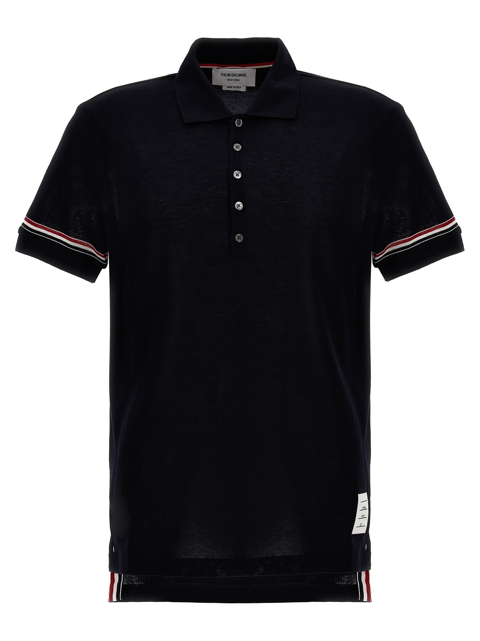 Thom Browne-Rwb Polo Blu-Uomo