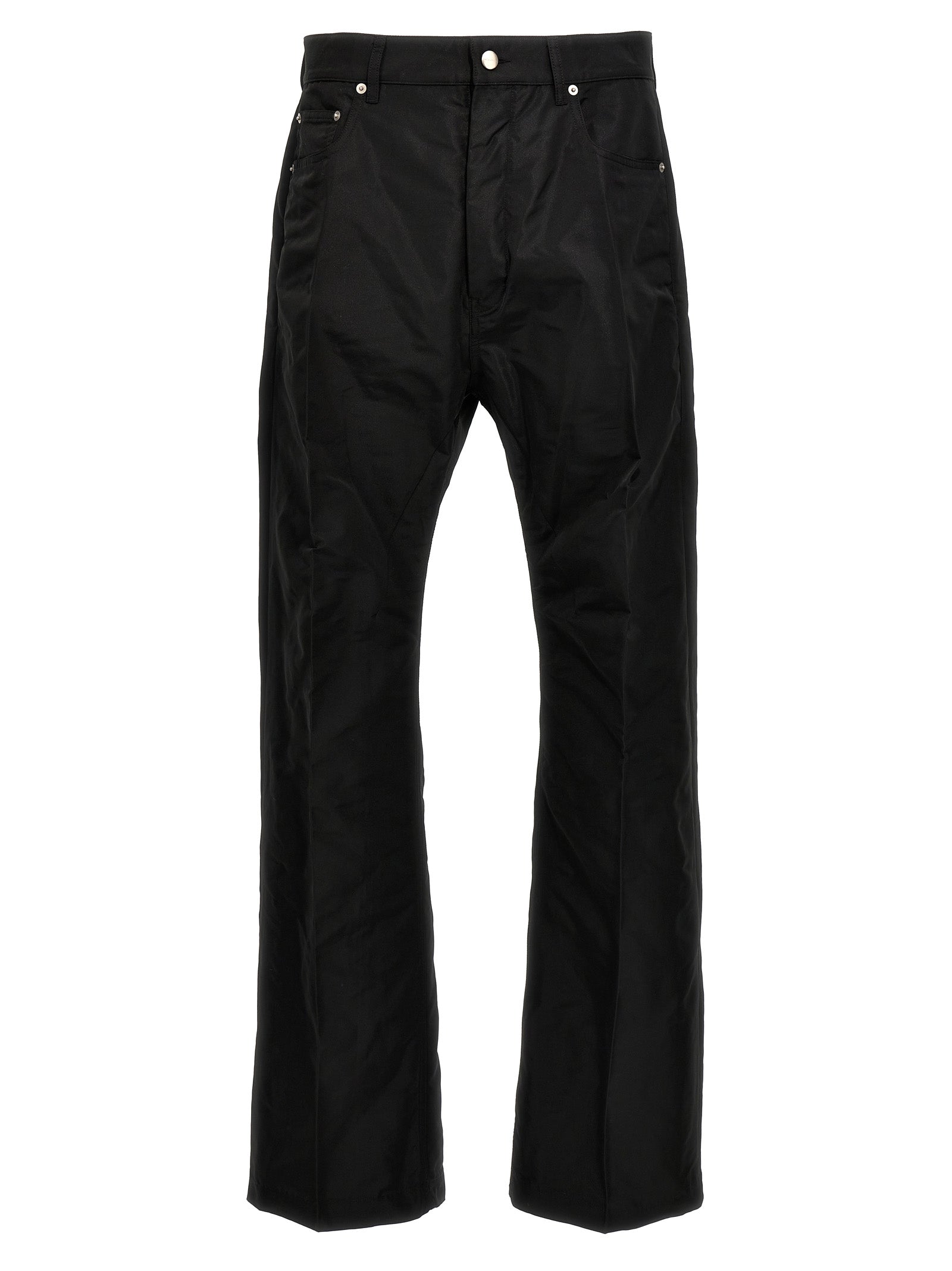 Rick Owens-Geth Jeans Pantaloni Nero-Uomo