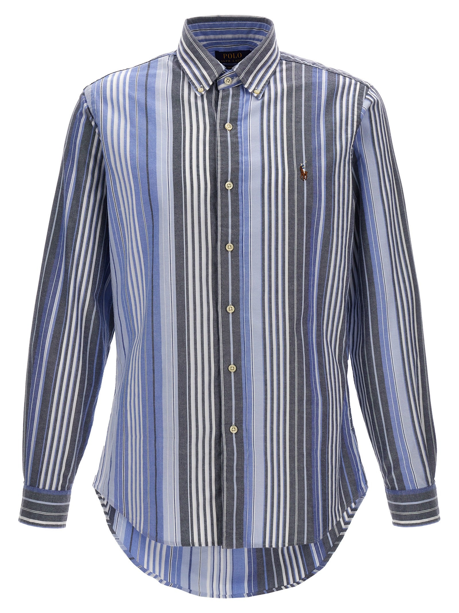 Polo Ralph Lauren-Logo Embroidery Striped Shirt Camicie Multicolor-Uomo