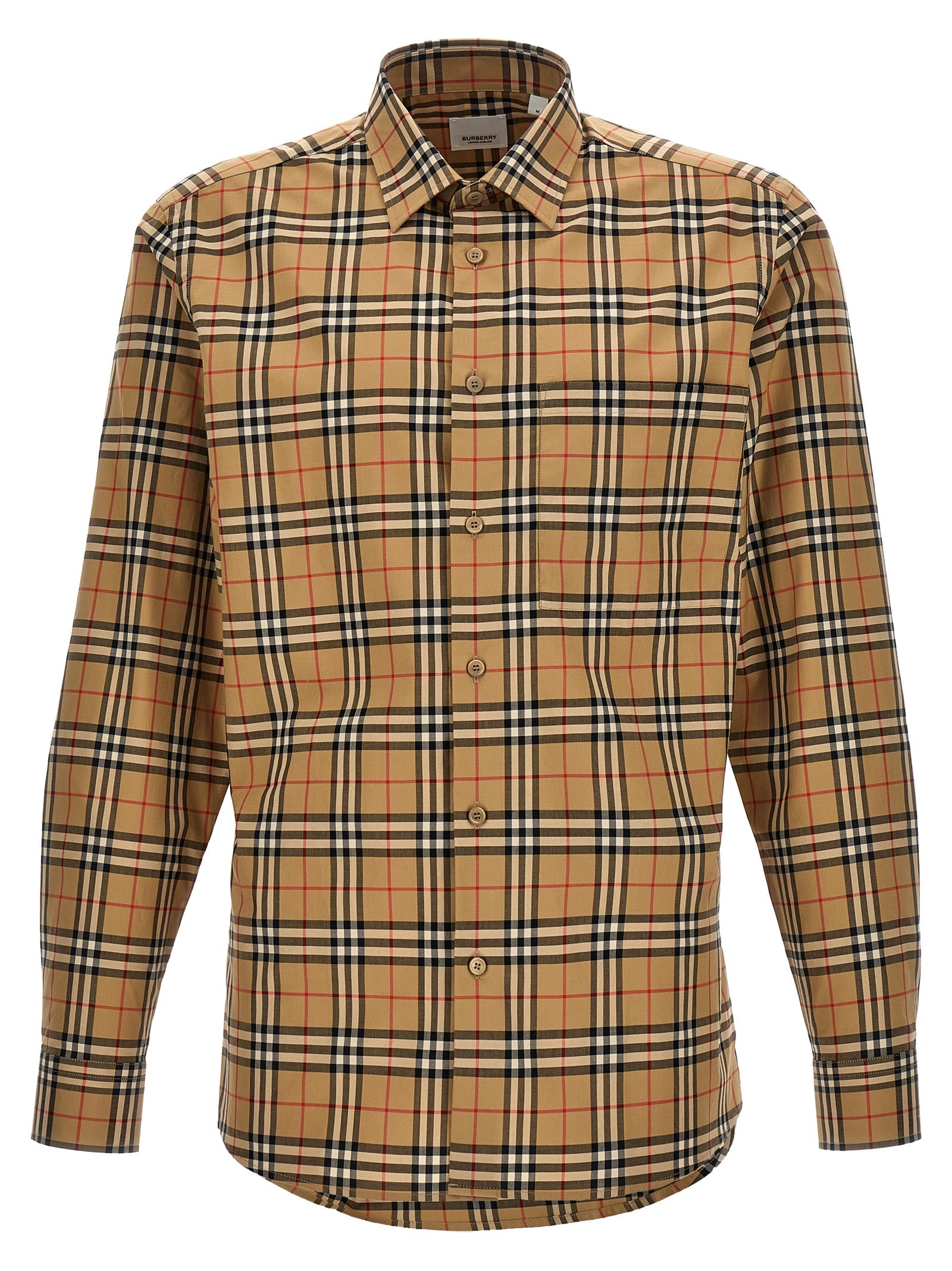 Burberry-Simson Camicie Beige-Uomo