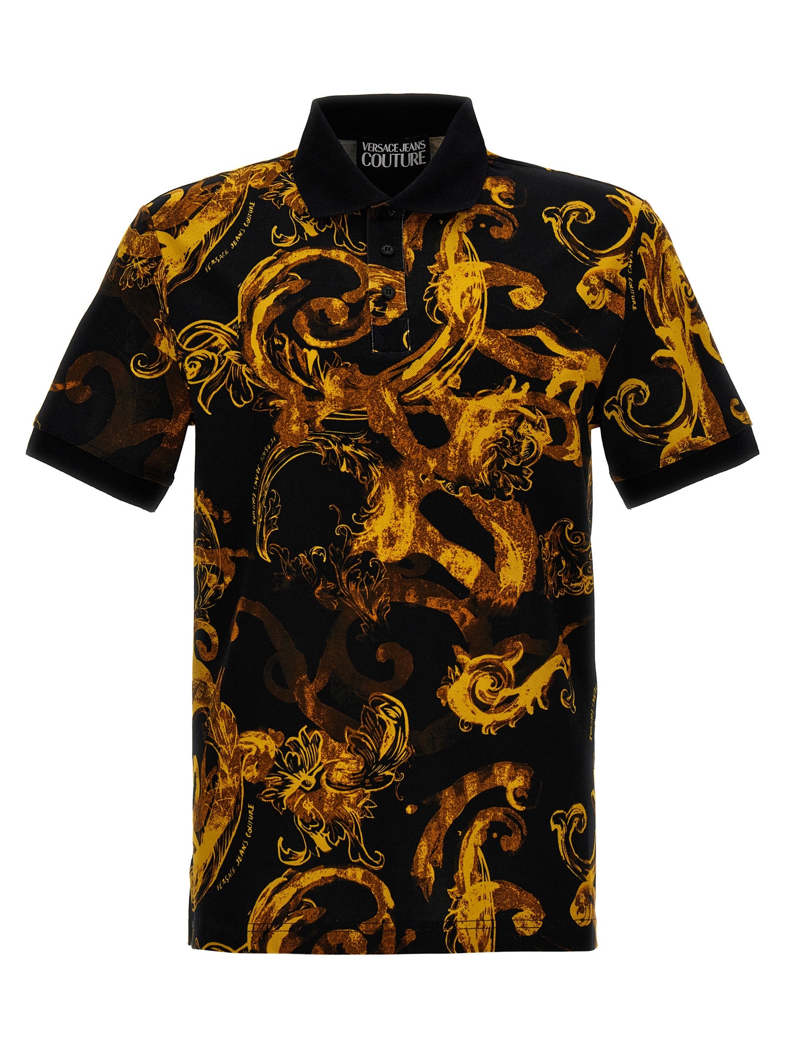 Versace Jeans Couture-Barocco Polo Multicolor-Uomo