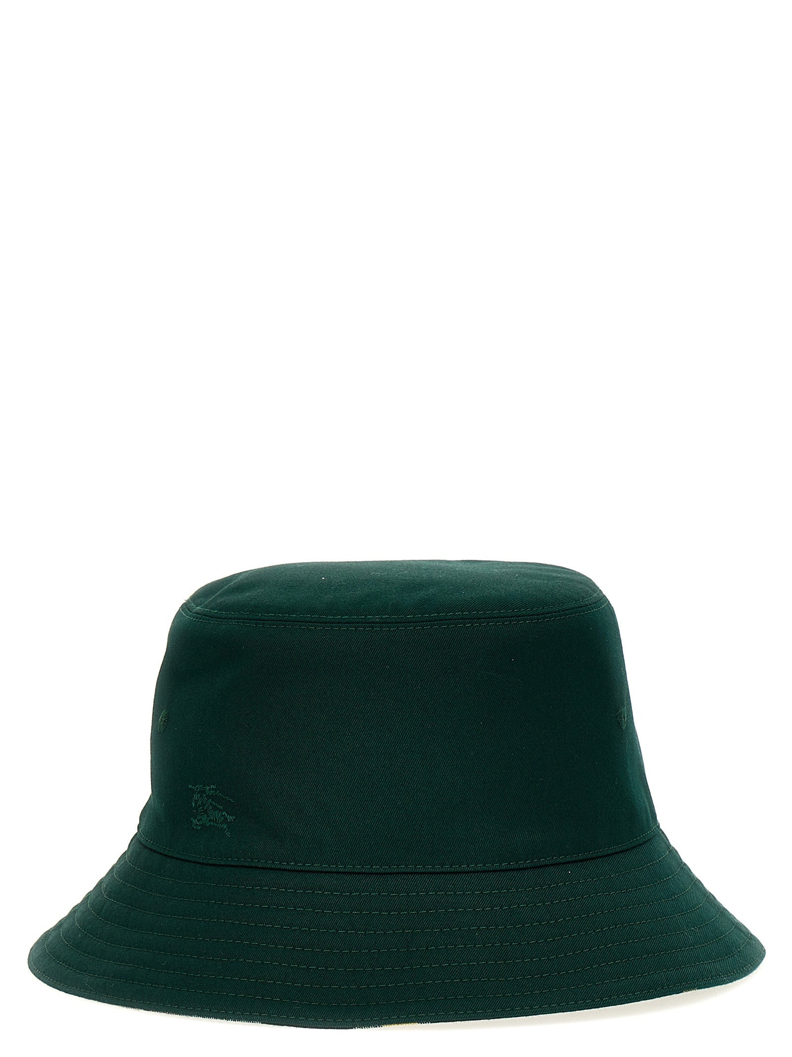 Burberry-Reversible Bucket Hat Cappelli Bianco-Uomo