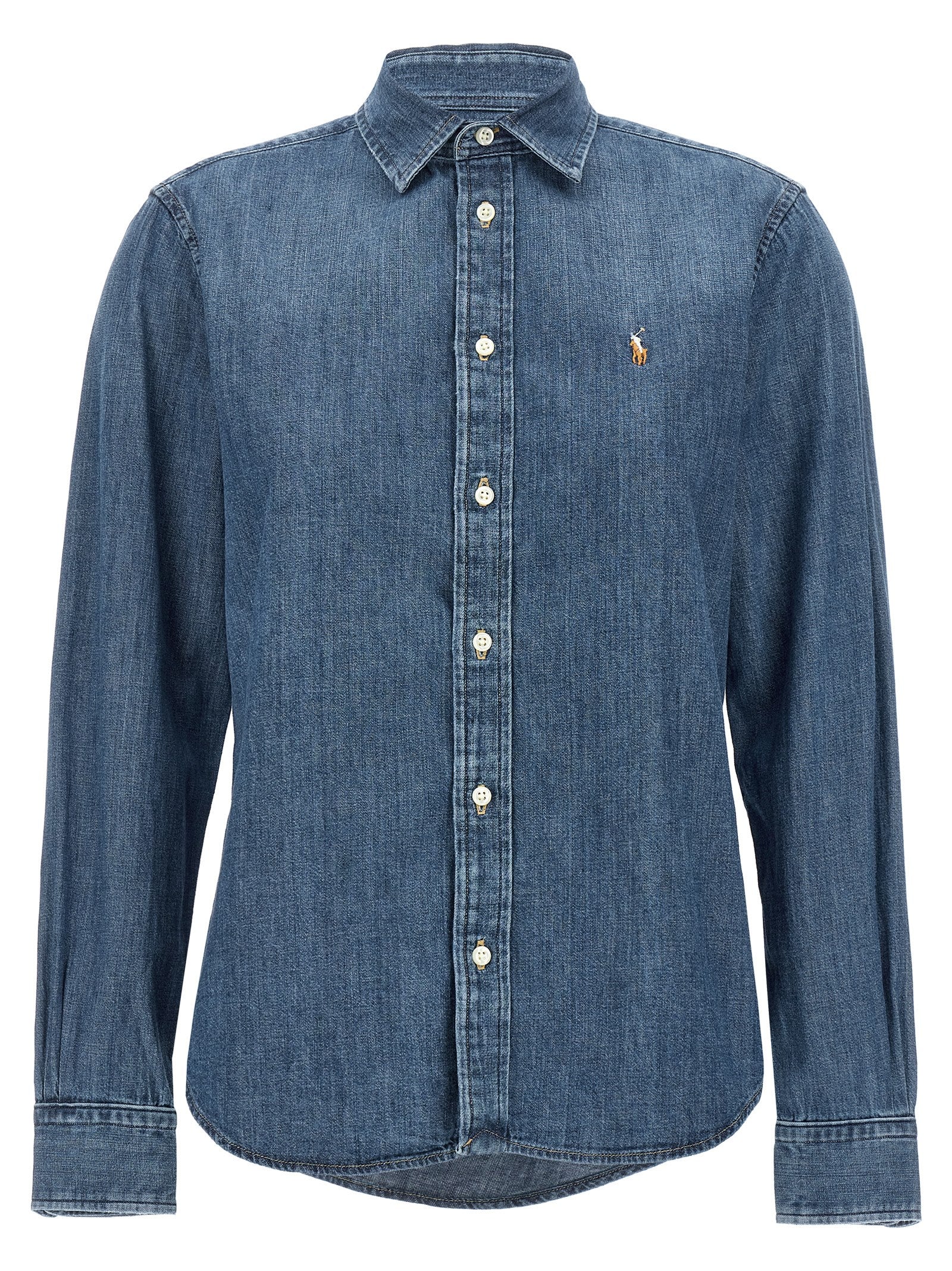 Polo Ralph Lauren-Denim Shirt Camicie Blu-Donna