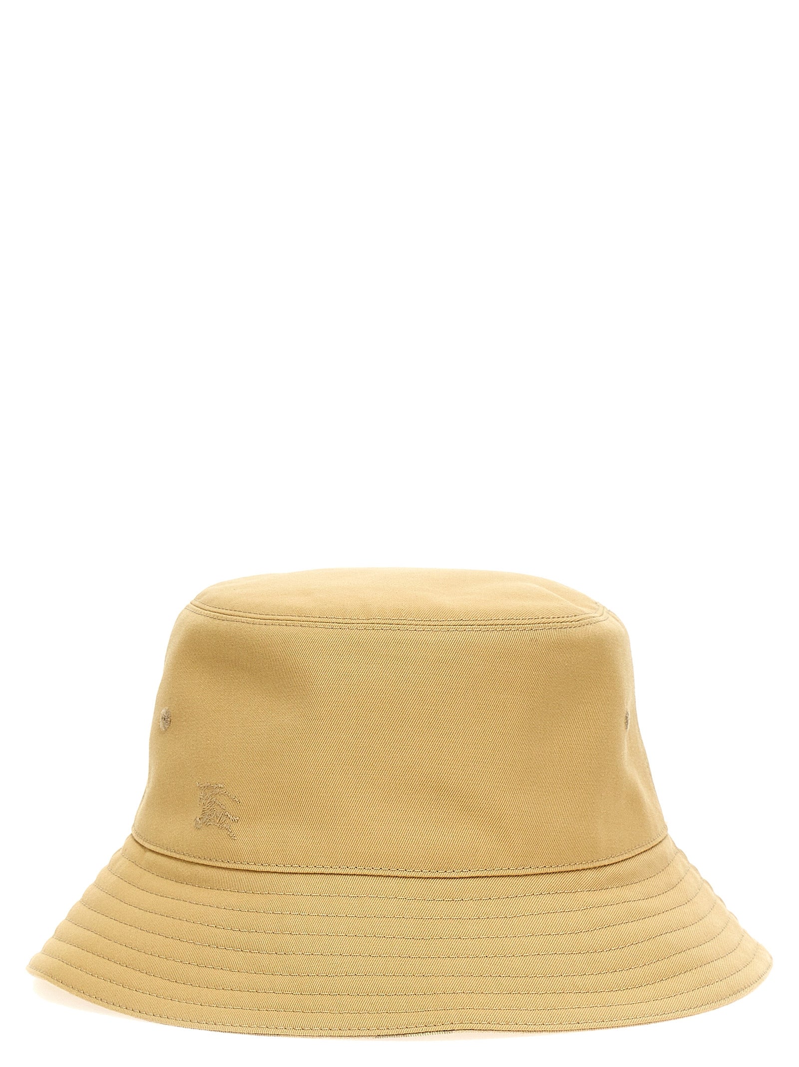 Burberry-Reversible Bucket Hat Cappelli Beige-Uomo